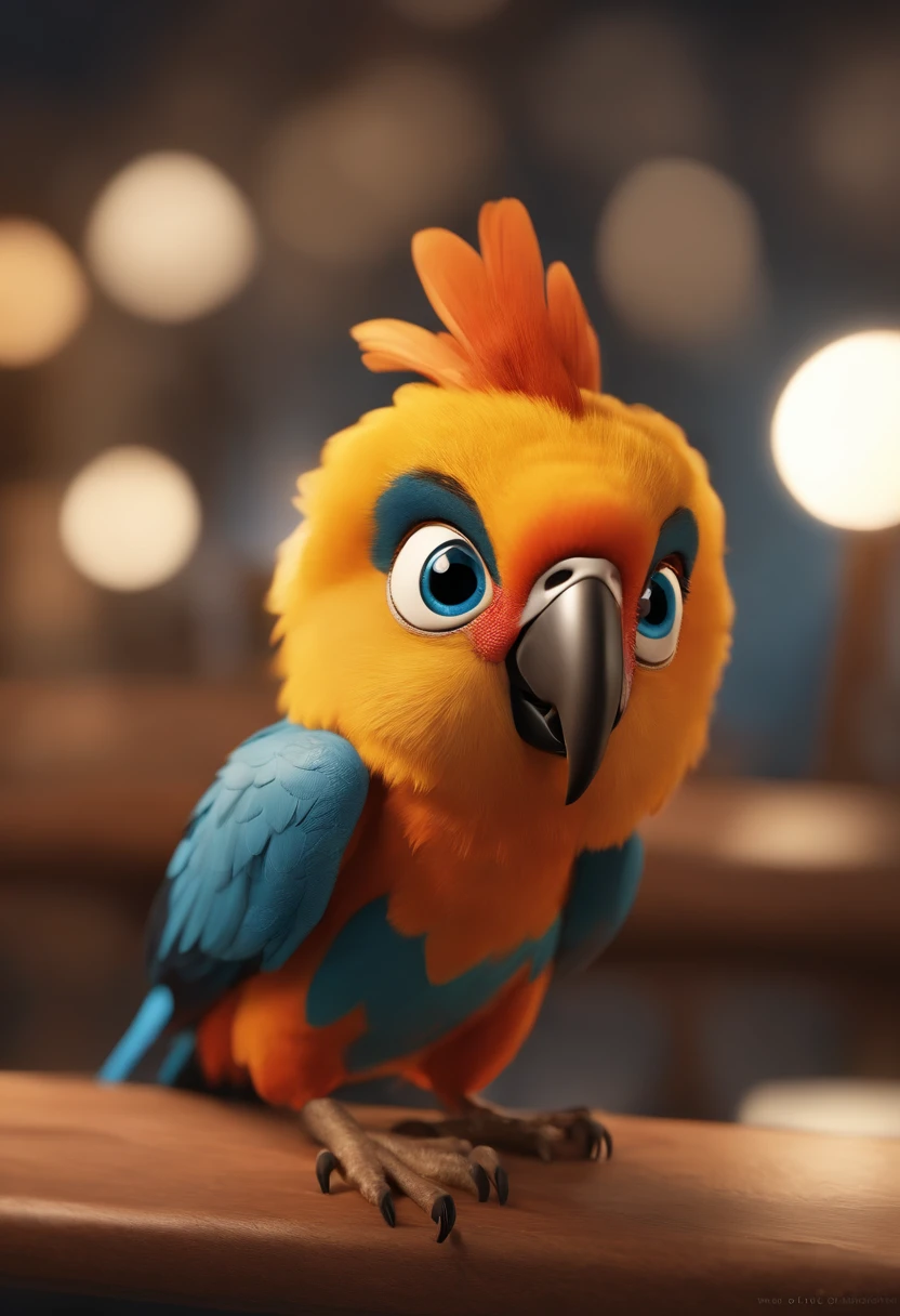 personagem dos desenhos animados de um homem com uma camisa azul, Amidst macaws Animation character, Caractere estilizado, animation style rendering, 3D estilizado, Arnold Maya render, 3 d render stylized, toon render keyshot, Personagem 3D, Personagem 3D, 3d rendering stylized, 3 d character render, personagem de desenho animado, Personagem de close up, Pose de personagem,  (Estilo Pixar) (master part:1.2) (Bokeh) (best quality) (pele detalhada) (textura detalhada) (8k) (argila) (Cinematic lighting) (foco nítido