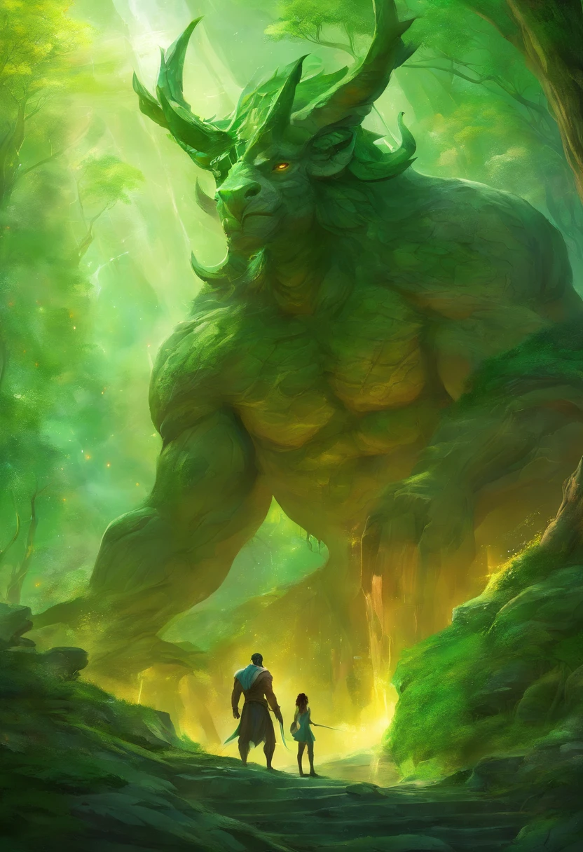 HOMEN VERDE GIGANTE COM MUSCULOS MONTADO EM UMA GALINHA