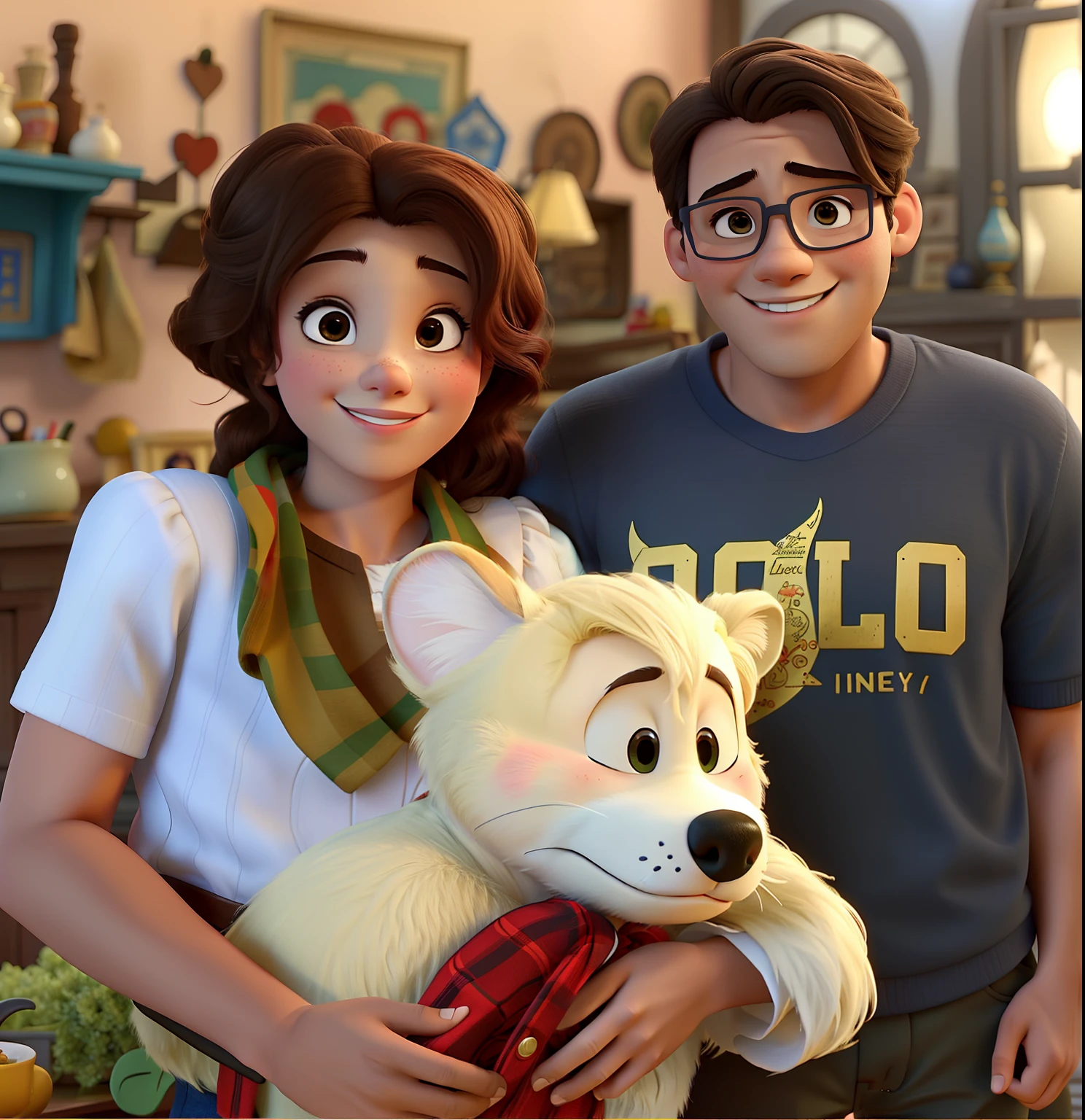 Casal feliz igual filme da Disney amor