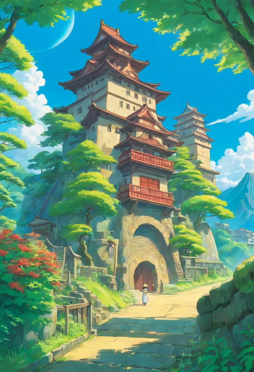 japanese manga background