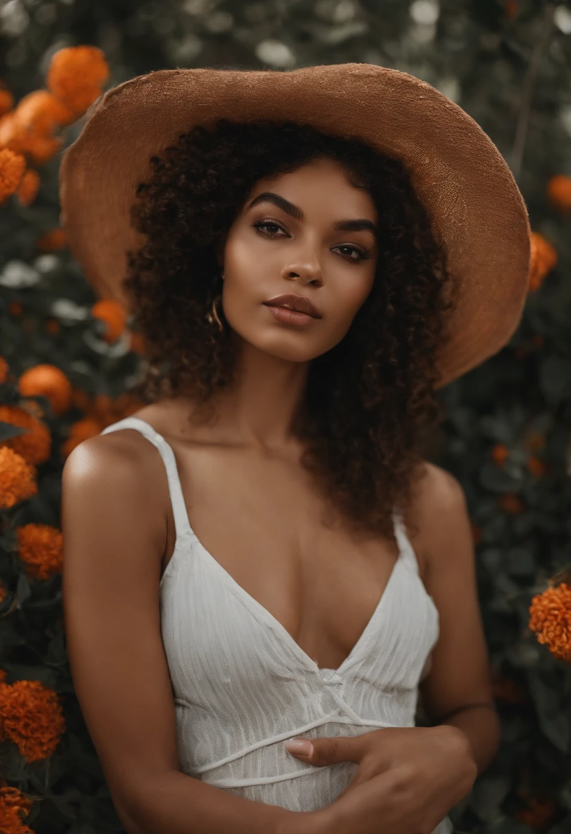 Obra-prima, de melhor qualidade, uma mulher de 22 anos, cabelos pretos longos e lisos