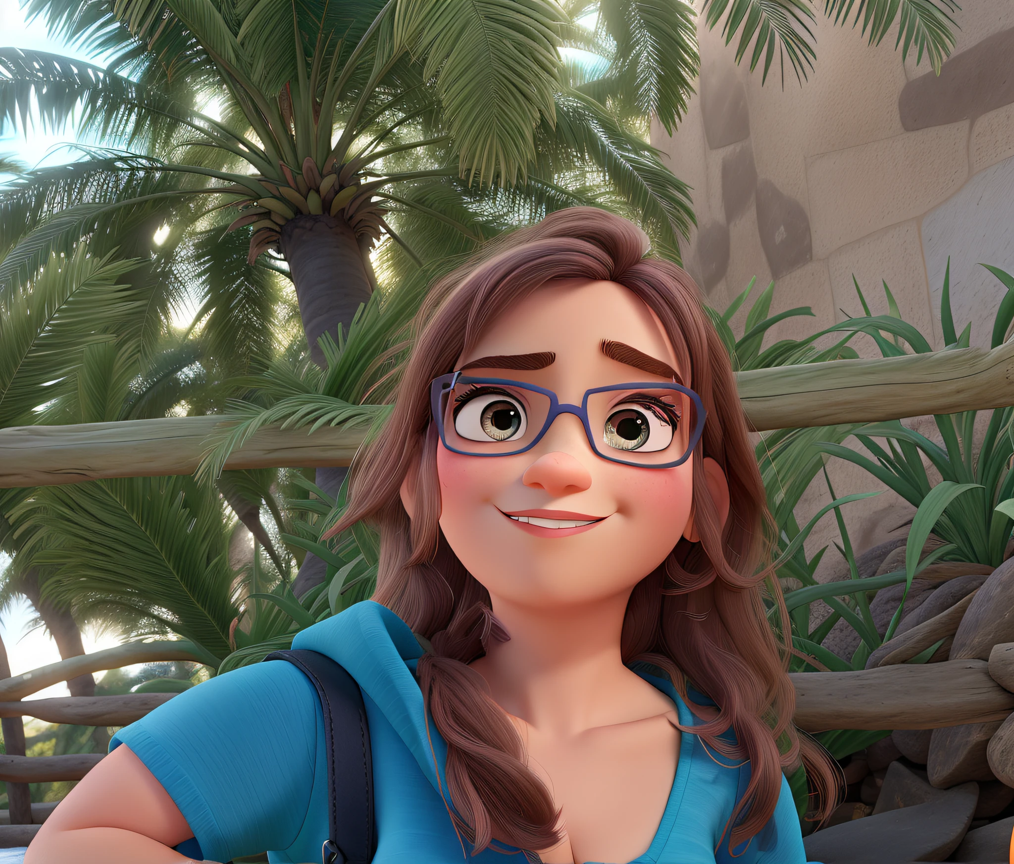 Uma mulher estilo pixar, alta qualidade, melhor qualidade