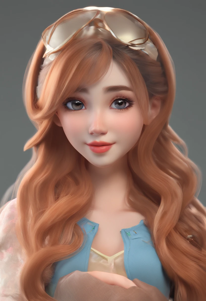 best quality, master part, fotorrealista, extremamente detalhado CG unidade 8k papel de parede, Chibi,1girl, Elsa,sozinho, cheio_corpo, sorrir, Olhando_em_visualizador, ao ar livre,
