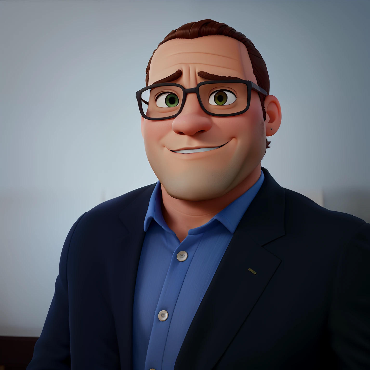 Poster no estilo Disney pixar, alta qualidade, melhor qualidade, homem sexy moreno, 36 anos cabelo baixinho de maquina e cavanhaque preto, musculoso, com fundo em uma natureza, olhos castanhos escuros
