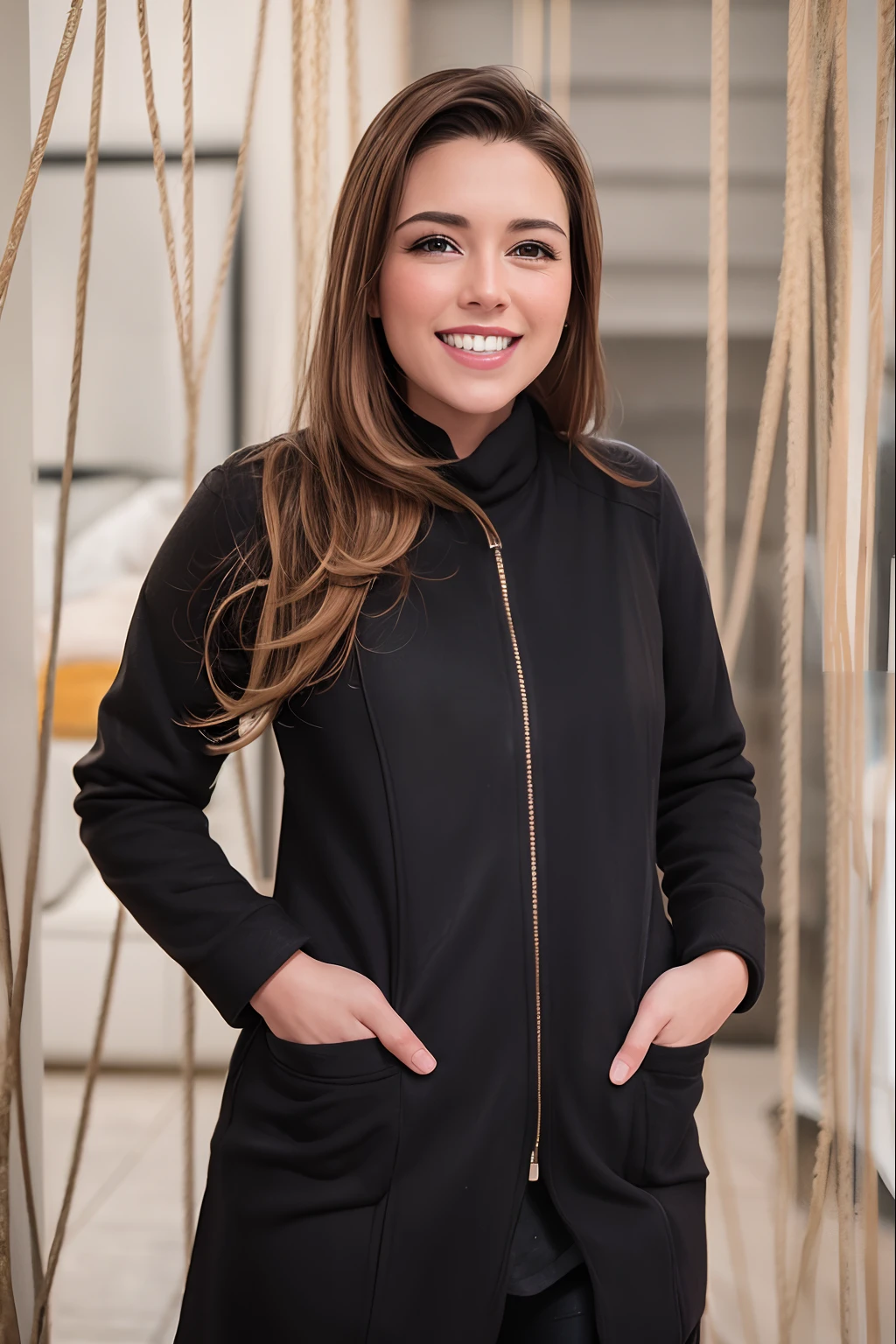 Brown haired woman