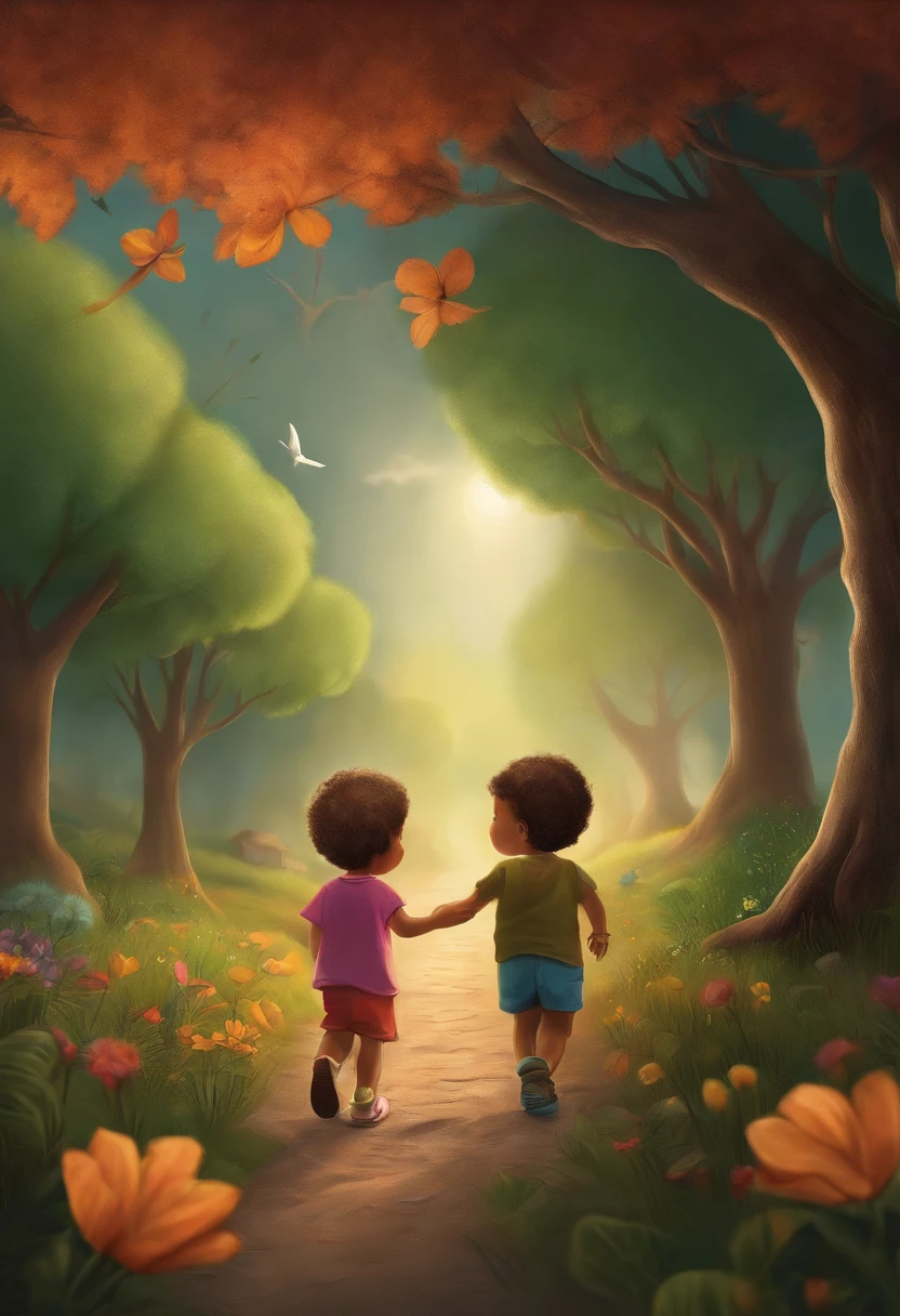 crie uma imagem de um desenho infantil