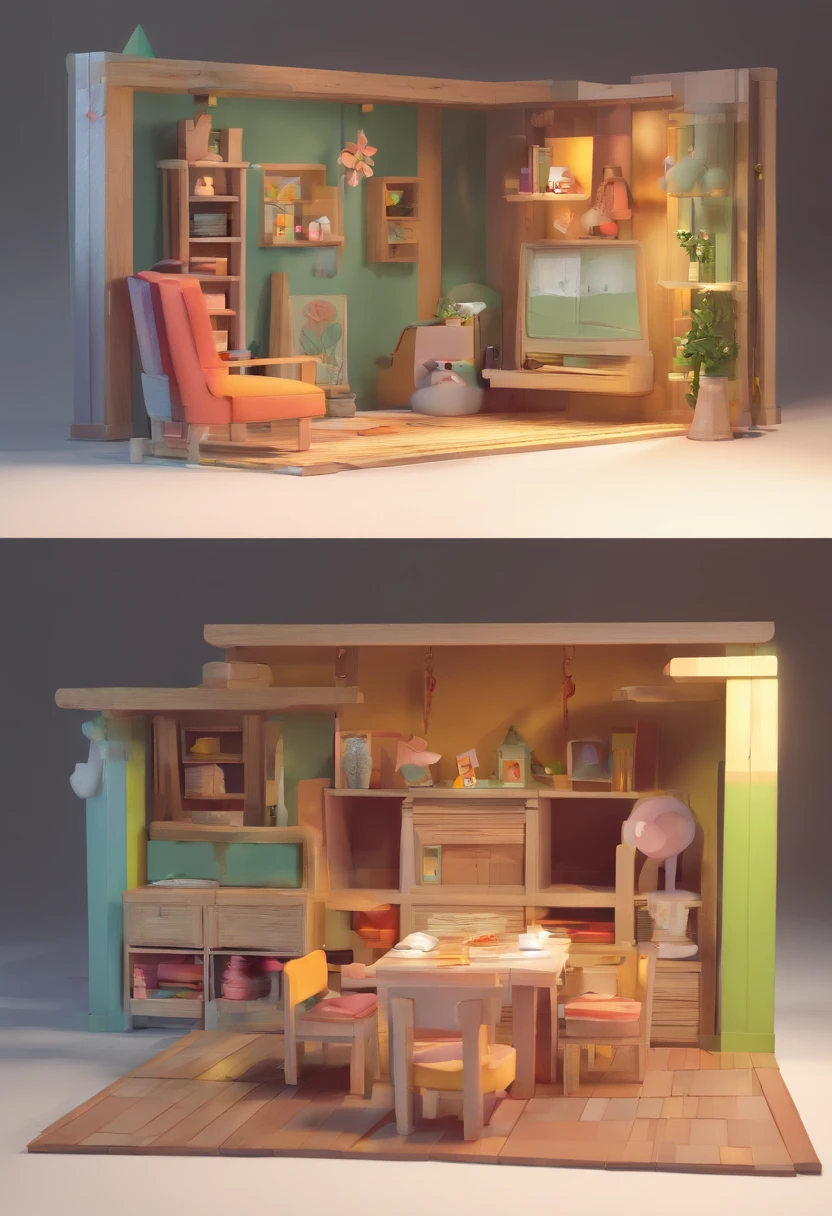 best quality, master part, fotorrealista, extremamente detalhado CG unidade 8k papel de parede, Chibi,1girl, Elsa,sozinho, cheio_corpo, sorrir, Olhando_em_visualizador, ao ar livre,