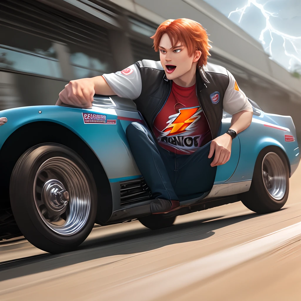 Lightning McQueen as a person