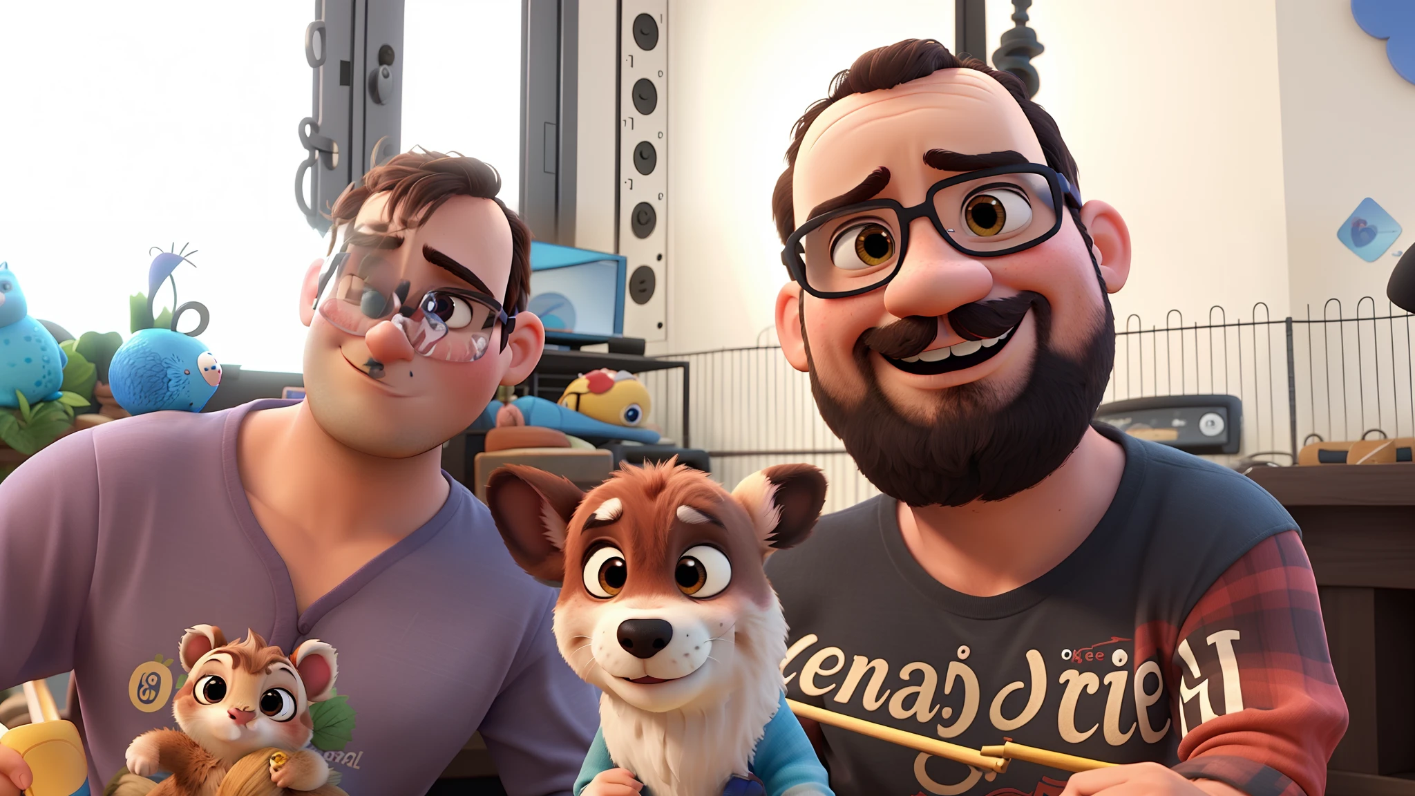 Pixar cercada por coelhos afetuosos, but heartbroken