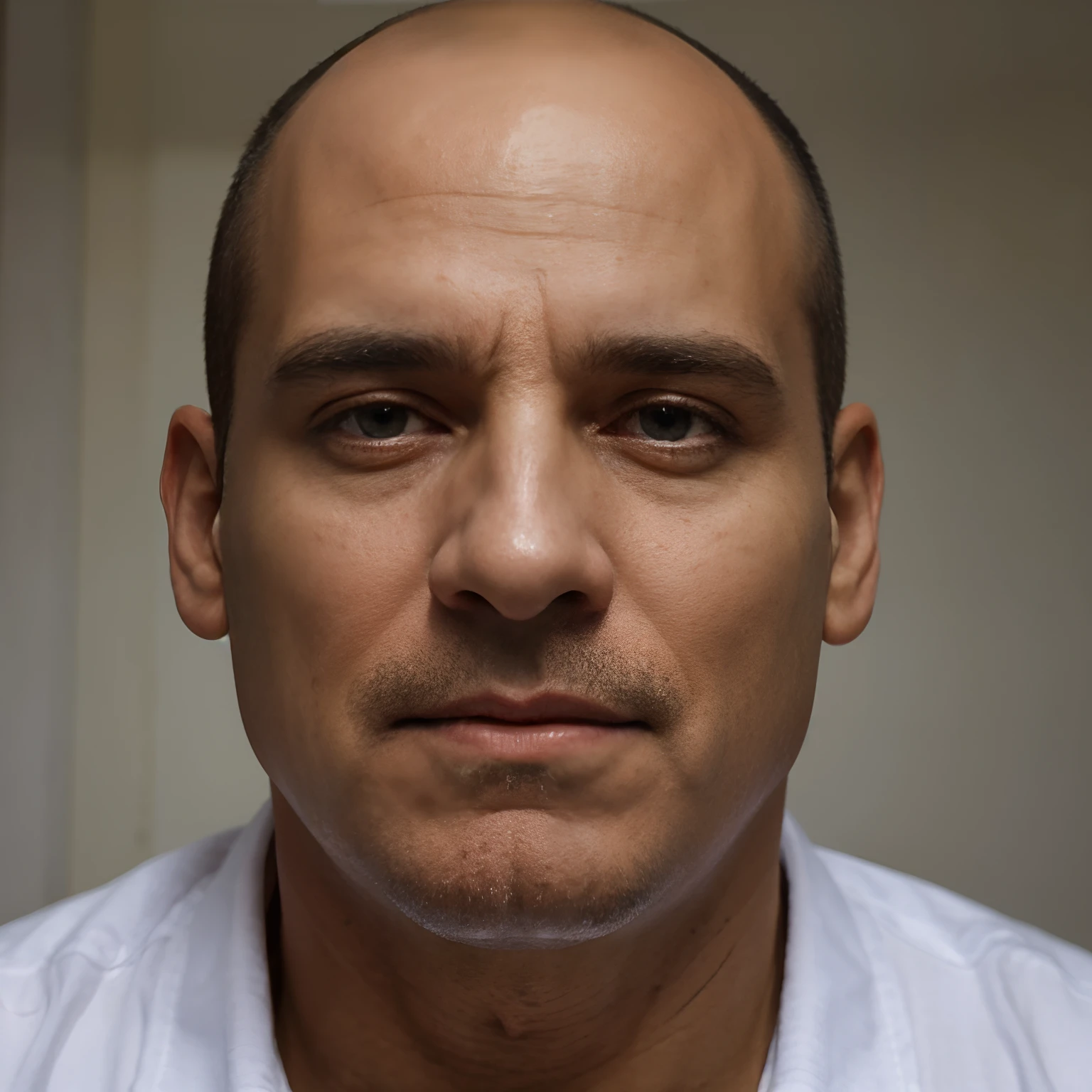Homem branco, careca