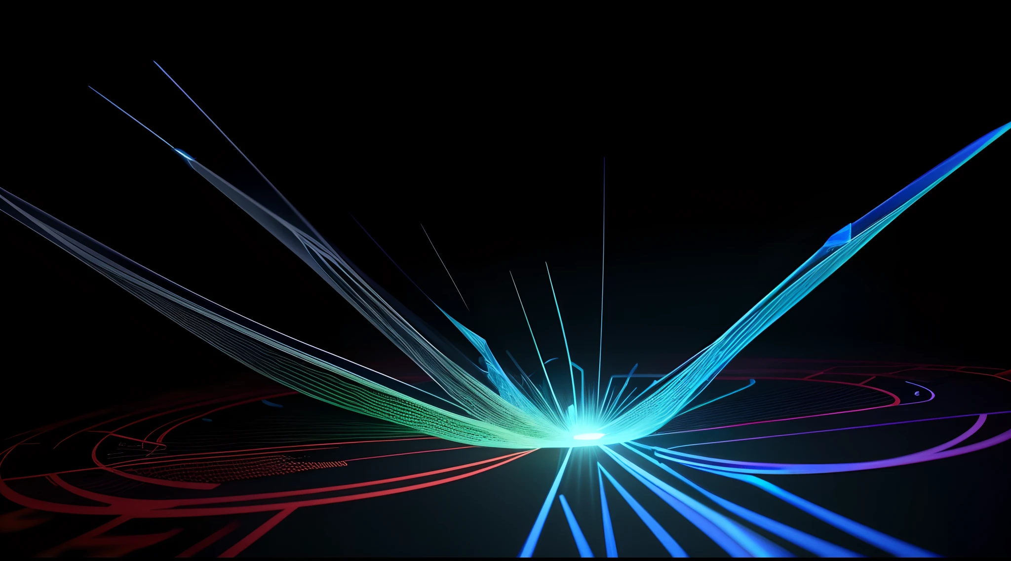 Engaging 3D visualization featuring stunning graphs、glinting