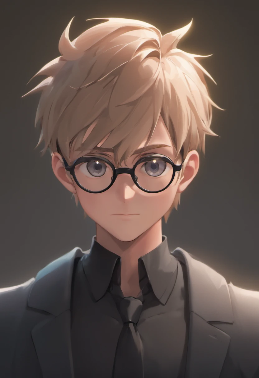 Cartoon character of a man with a shaved head and a big thin beard, with black glasses and black shirt, na floresta. animation character, Caractere estilizado, animation style rendering, 3D estilizado, Arnold Maya render, 3 d render stylized, toon render keyshot, Personagem 3D, Personagem 3D, 3d rendering stylized, 3 d character render, personagem de desenho animado, Personagem de close up, Pose de personagem, (Estilo Pixar) (master part:1.2) (Bokeh) (best quality) (pele detalhada) (textura detalhada) (8k) (argila) (Cinematic lighting) (foco nítido)