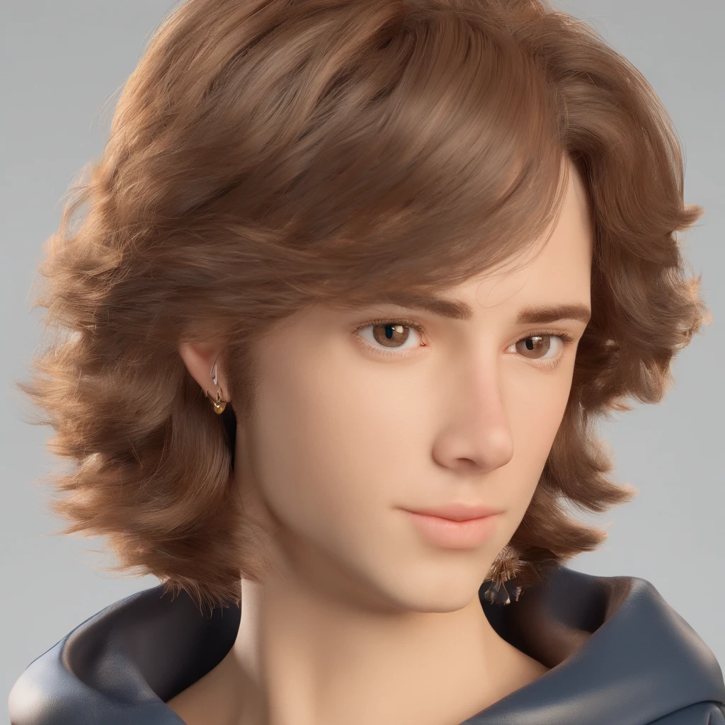 I'm just ki I'm a boy got medium hair I wear earrings kinda thin face I'm 16 years old my hair is kinda straight and curly