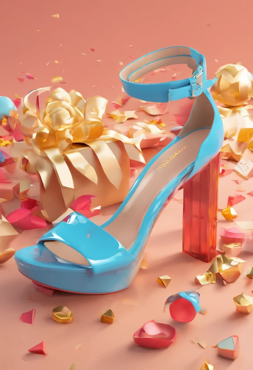Create a Thank You Ad Artwork for 4K Instagram Followers, Related to women's footwear
