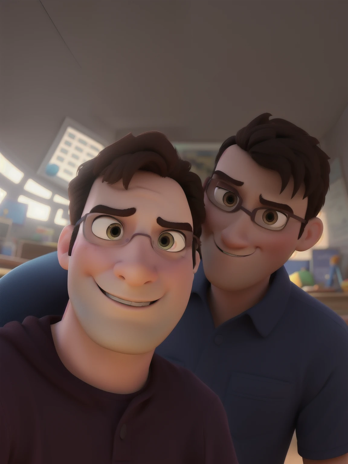 transformar esta foto em personagem 3d pixar