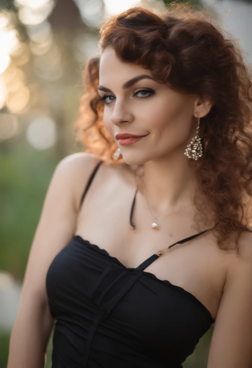 foco facial, retrato, Olhos negros brilhantes, estilo feminino, uma , asymmetrical bangs, franja, cabelos pretos, pigtail, In a bra, Camera Gaze, sorrir, Noite, cidade, Bob Cabelo, abdomen, red lips, camisa, sozinho, Standing, pigtail, parte superior do corpo, underwear, cueca rosa, Linha de Corpo Perfeita, Kubire bonito, Beautiful, cara de