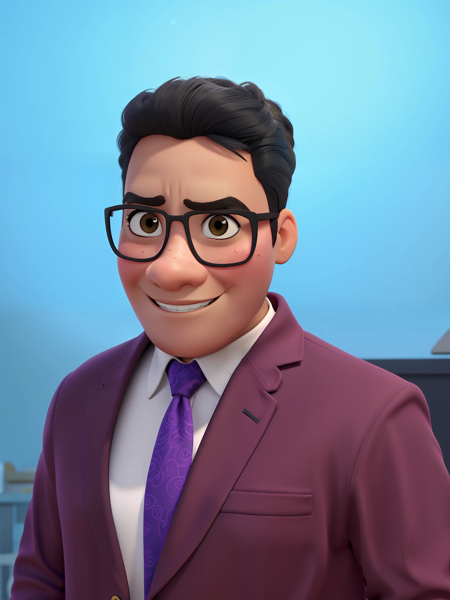Estilo Pixar, alta qualidade, pele negra