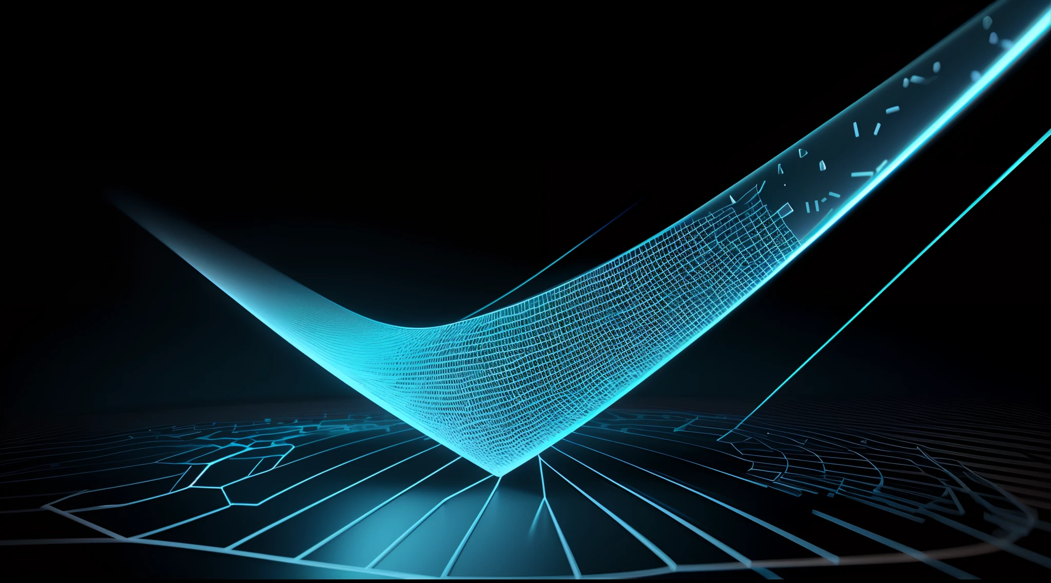 Engaging 3D visualization featuring stunning graphs、glinting