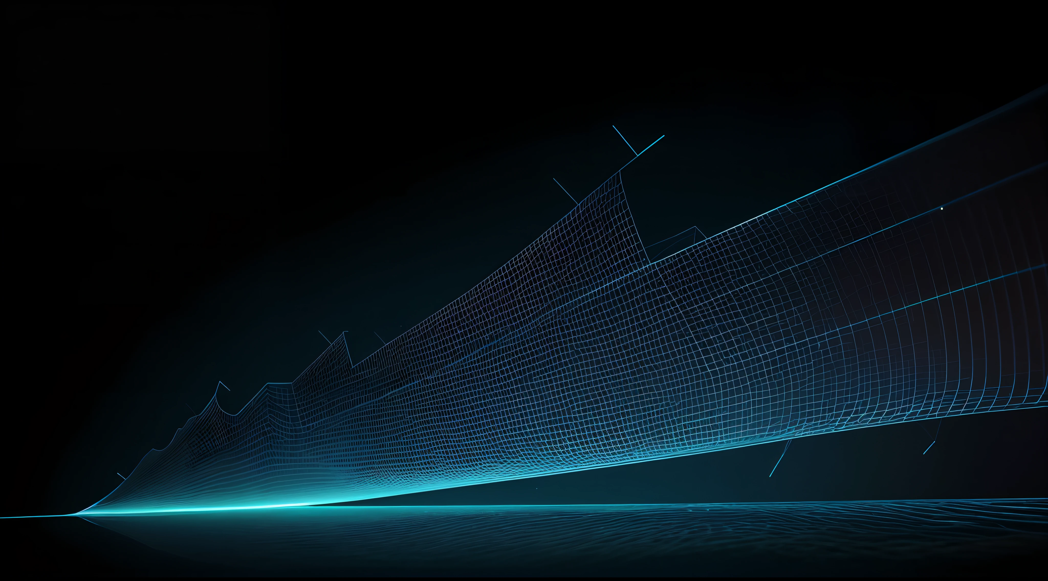 Engaging 3D visualization featuring stunning graphs、glinting