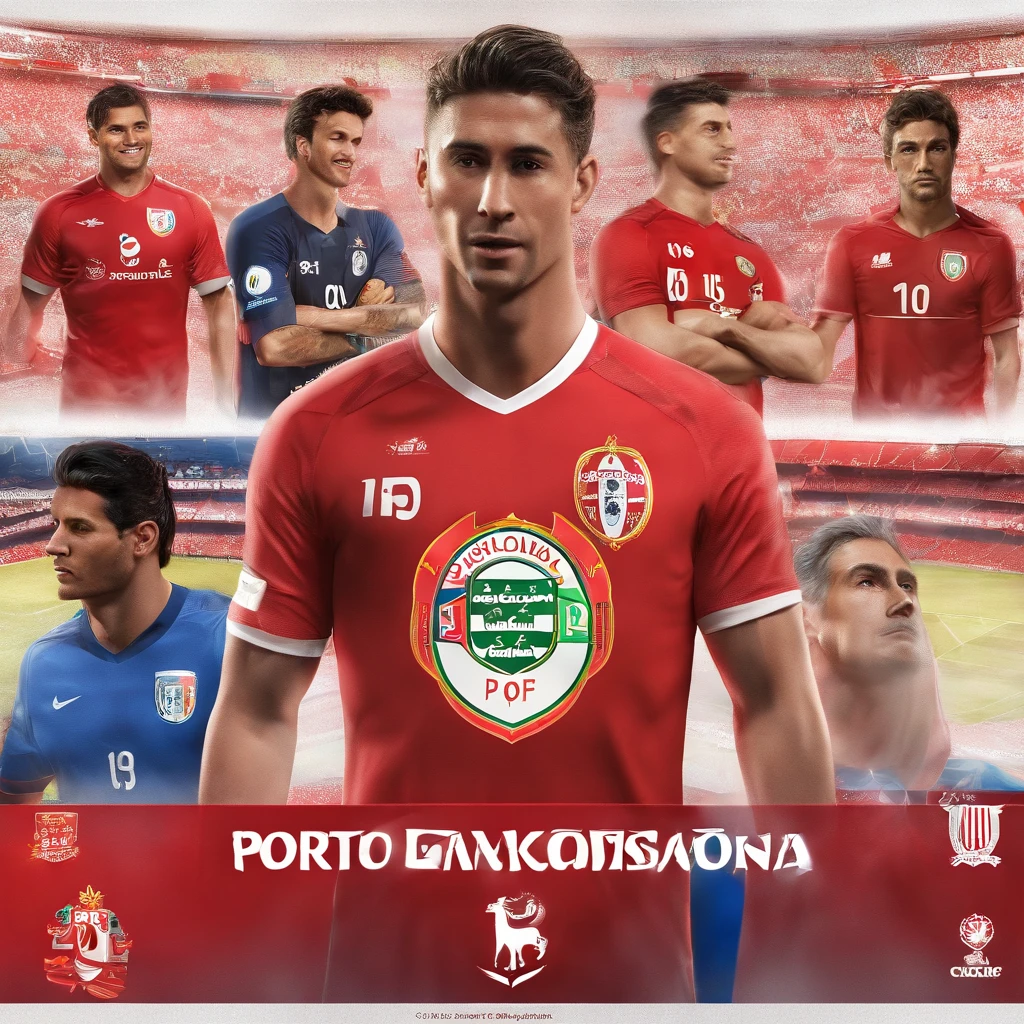 A tiger with the Atlético Nacional uniform and a devil with the América de Cali uniform.