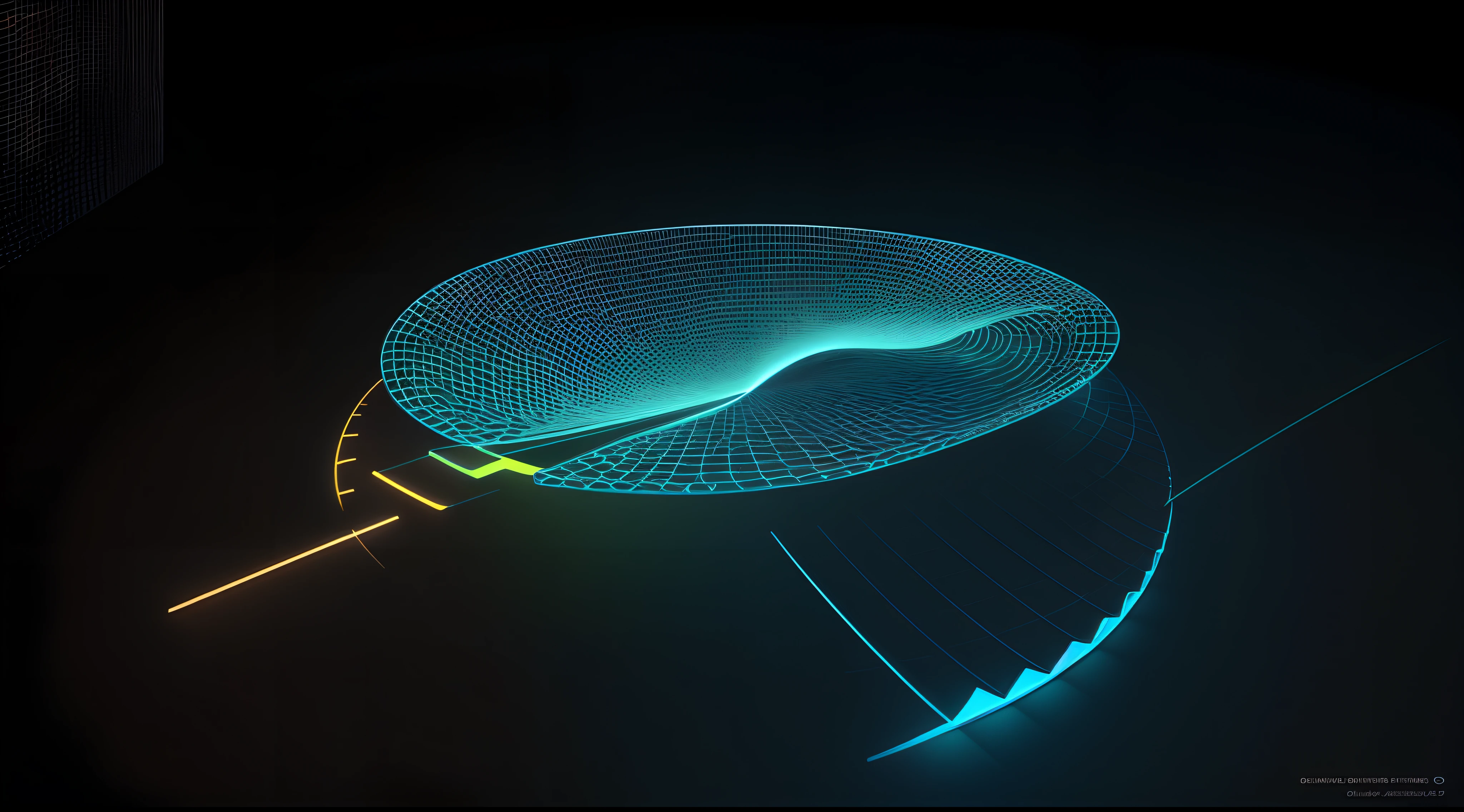 Engaging 3D visualization featuring stunning graphs、glinting