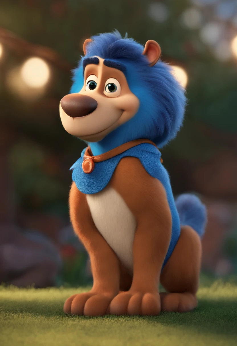 personagem dos desenhos animados de um homem e uma camisa azul, animation character, Caractere estilizado, animation style rendering, 3D estilizado, render, 3 d render stylized, toon render keyshot, Personagem 3D, Personagem 3D, 3d rendering stylized, 3 d character render, personagem de desenho animado, Personagem de close up, Pose de personagem, (Estilo Pixar) (master part:1.2) (Bokeh) (best quality) (pele detalhada) (textura detalhada) (8k) (argila) (Cinematic lighting) (foco nítido
