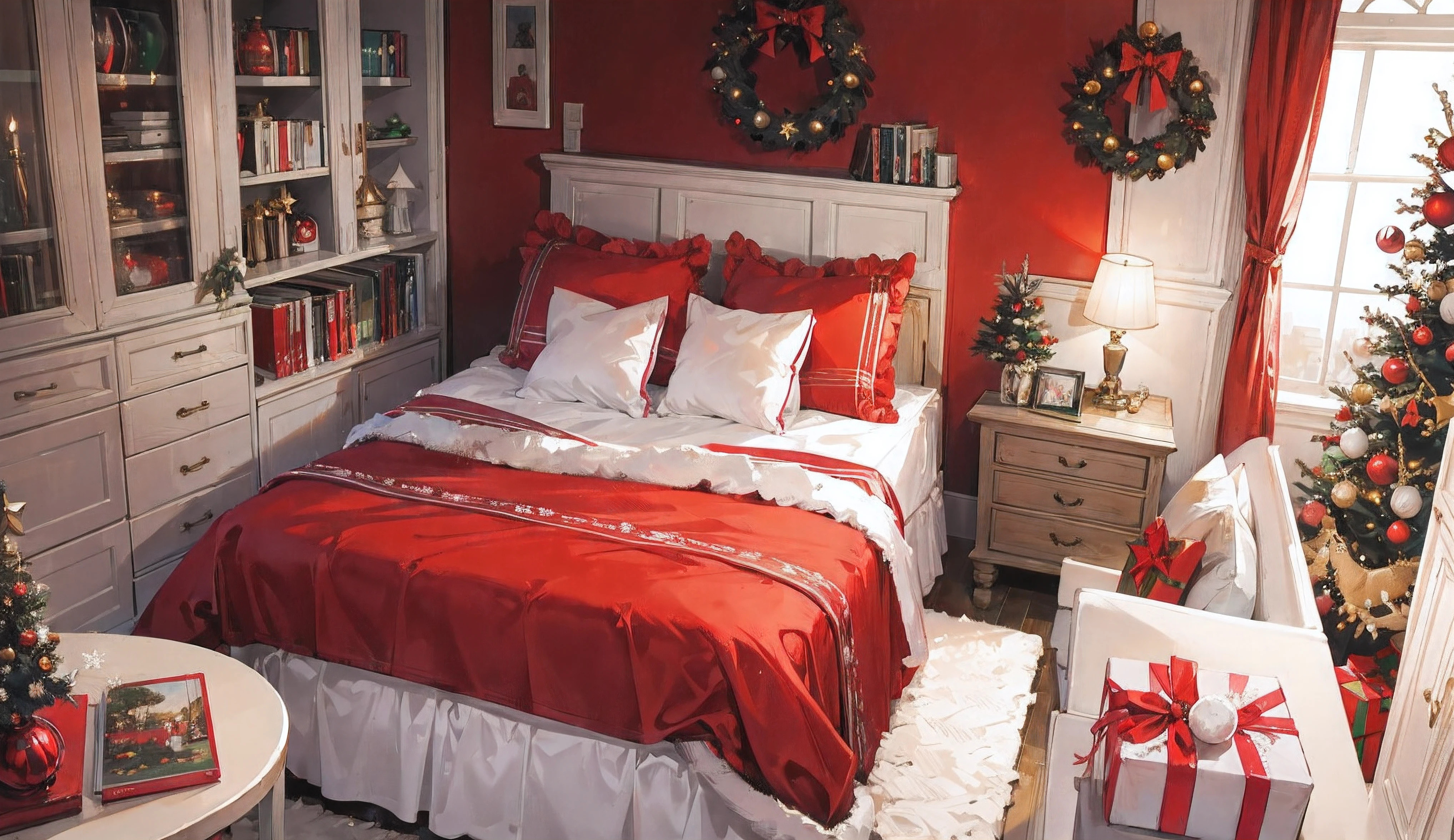christmas themed room