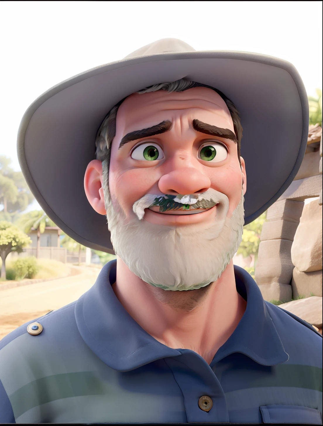 Obra-prima, de melhor qualidade, um homem sem barba, com olhos verdes