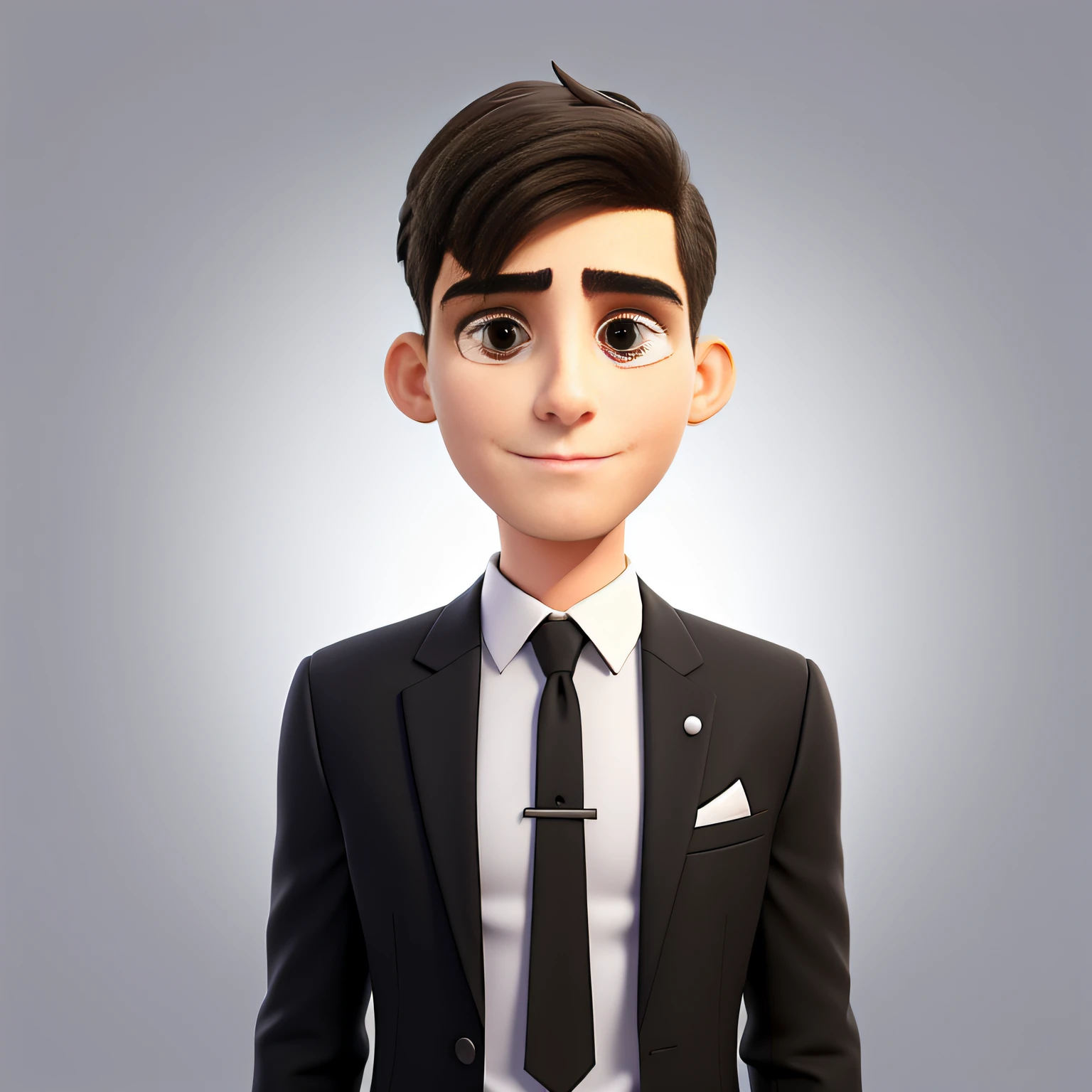 Decim (Desfile da Morte), 1 Homem, 24 anos,(cerdas pretas), rosto de close-up, foto do perfil,vestidos em um estilo formal e contido, uma jaqueta preta,camisa branca, um olhar profissional,cabelos branco-cinzas, cor prata, olhar cansado,