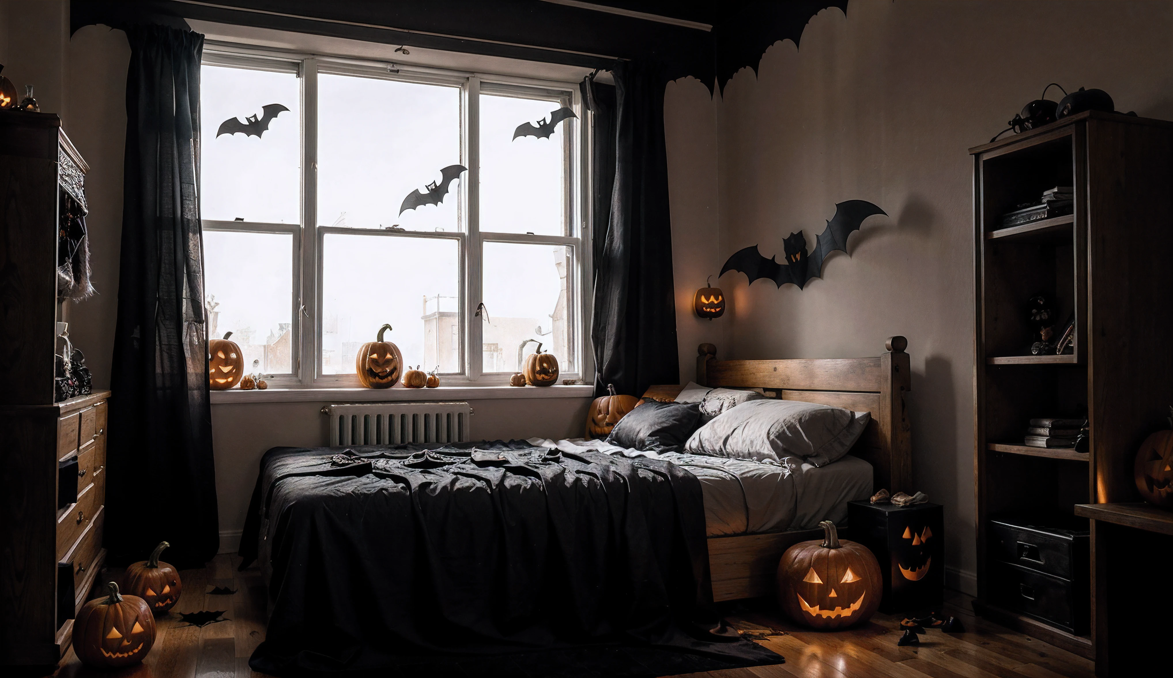 halloween themed room