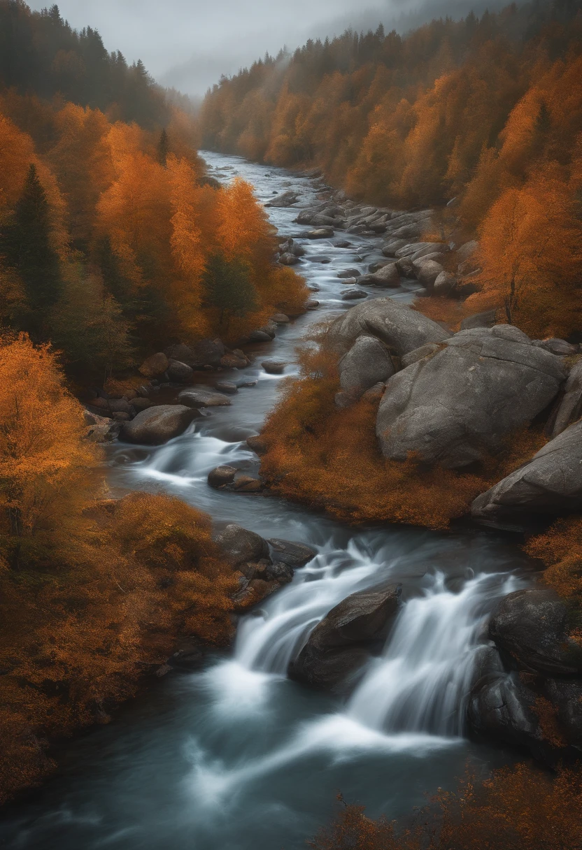Some fall salmon、Realistic movie pictures, Ultra HD, Realistic, Vivid colors, Highly detailed, UHD Drawings, pen and ink, Perfect composition, beautiful detailed intricate insanely detailed octane render trending on artstation, 8K, photorrealistic concept art, soft natural volumetric cinematic perfect light