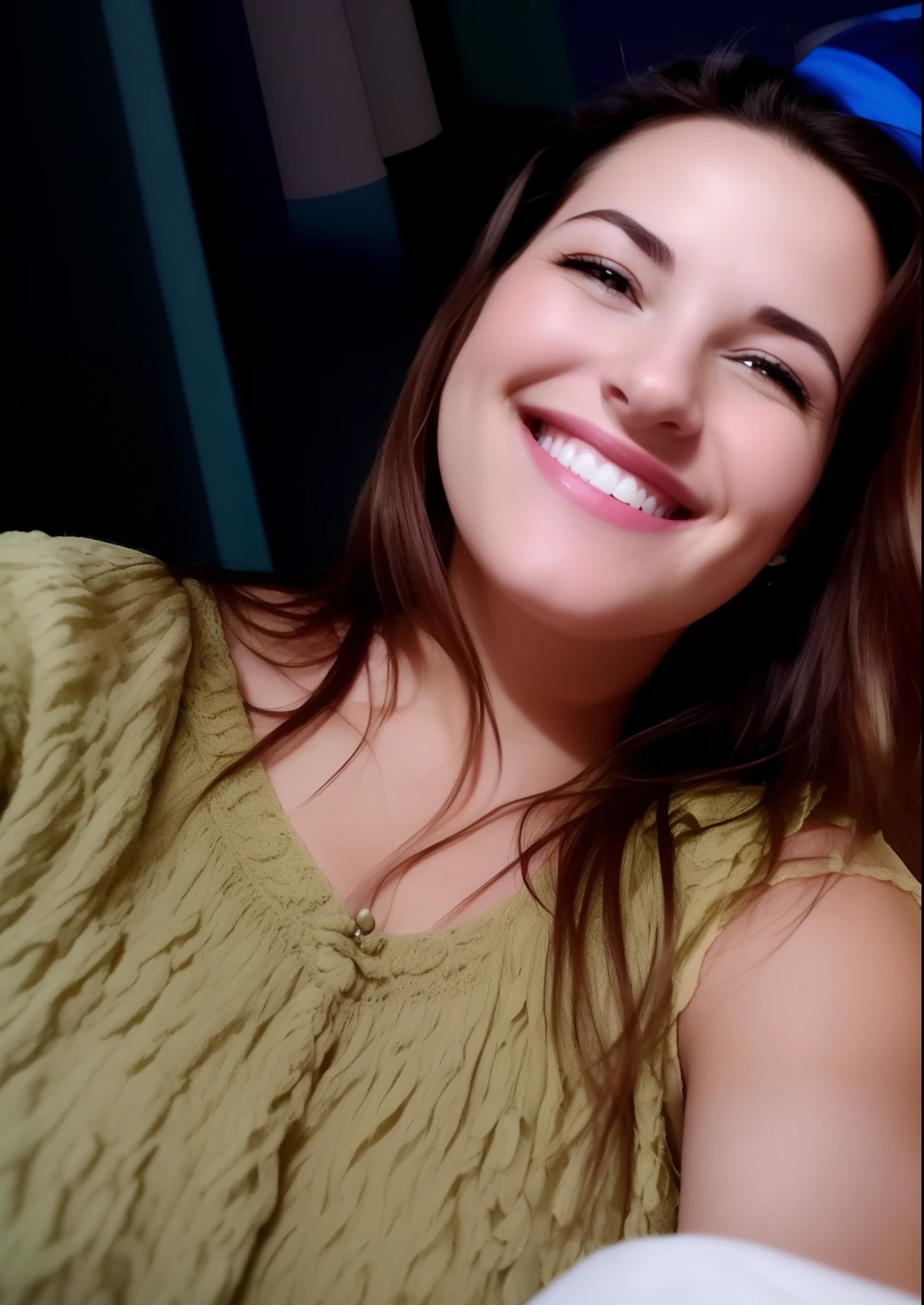 there are two women that are smiling for the camera, 3 0 anos de idade mulher, Mulher de 30 anos, grande sorriso em seu rosto, She is grinning, bonito e sorridente, lovely smile, imagem de perfil, muito ligeiramente sorridente, she is smiling and happy, sorrindo timidamente, sorrindo sedutoramente, happily smiling at the camera, sorrindo levemente, feliz e sorridente