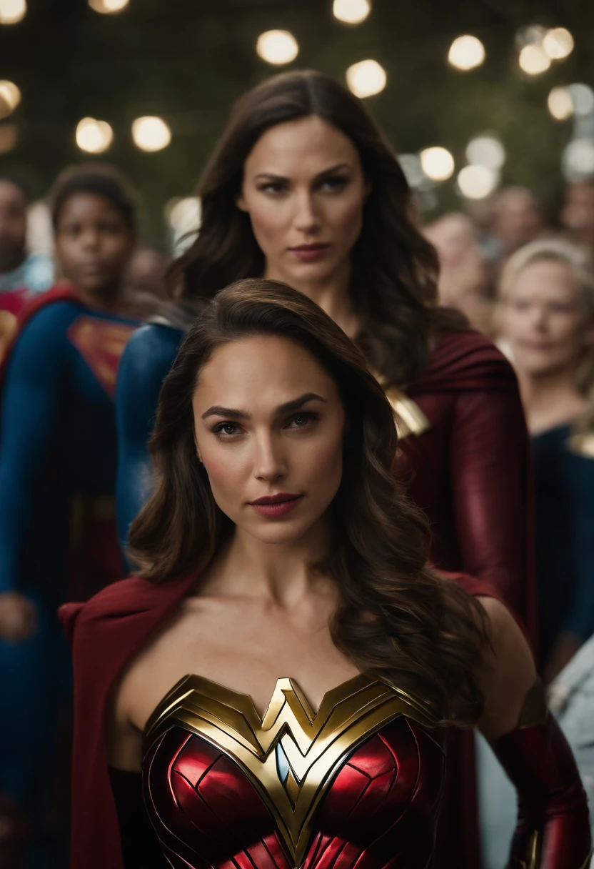 Mujer maravilla gal gadot y Super girl melissa benoist