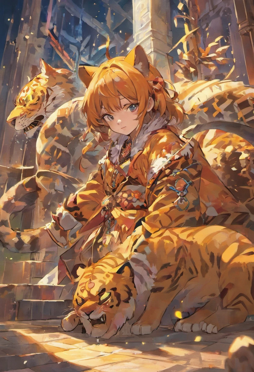 checkmate，sickle，Ride a tiger，Surreal style+chinoiserie