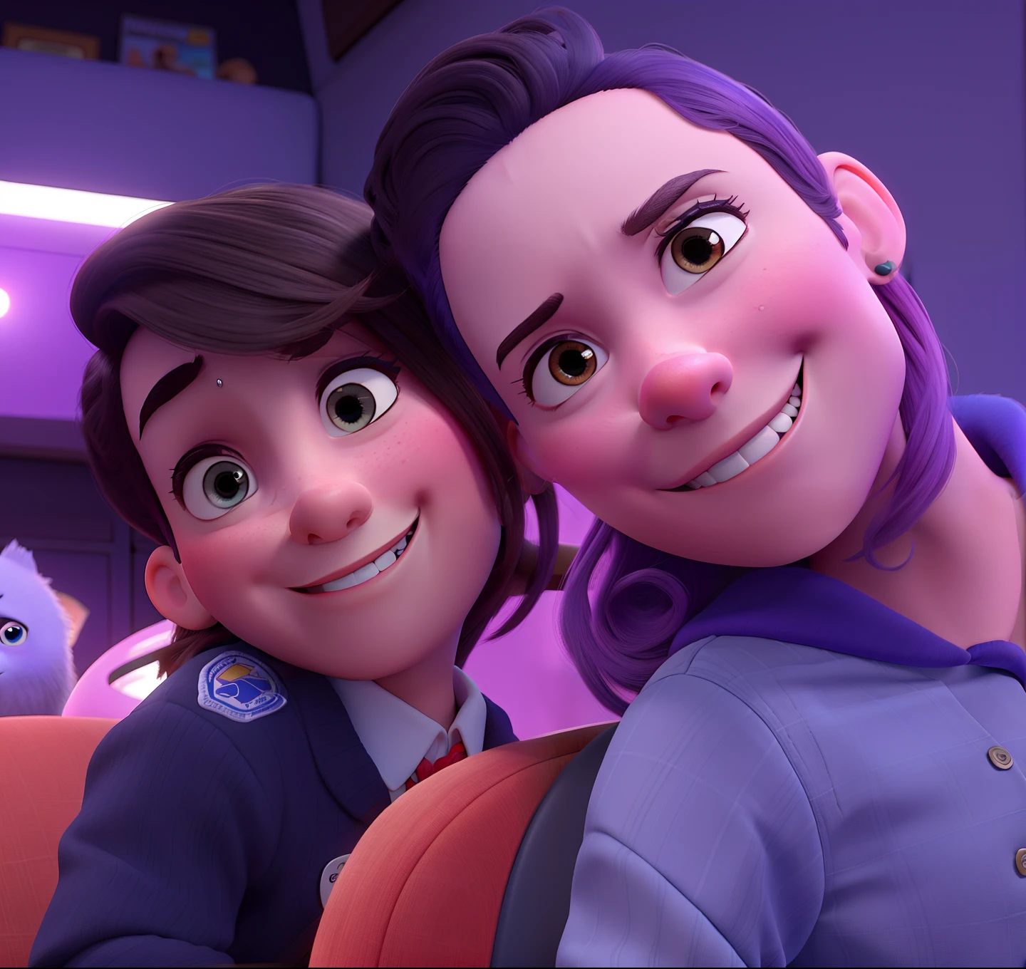 Estilo Pixar, alta qualidade