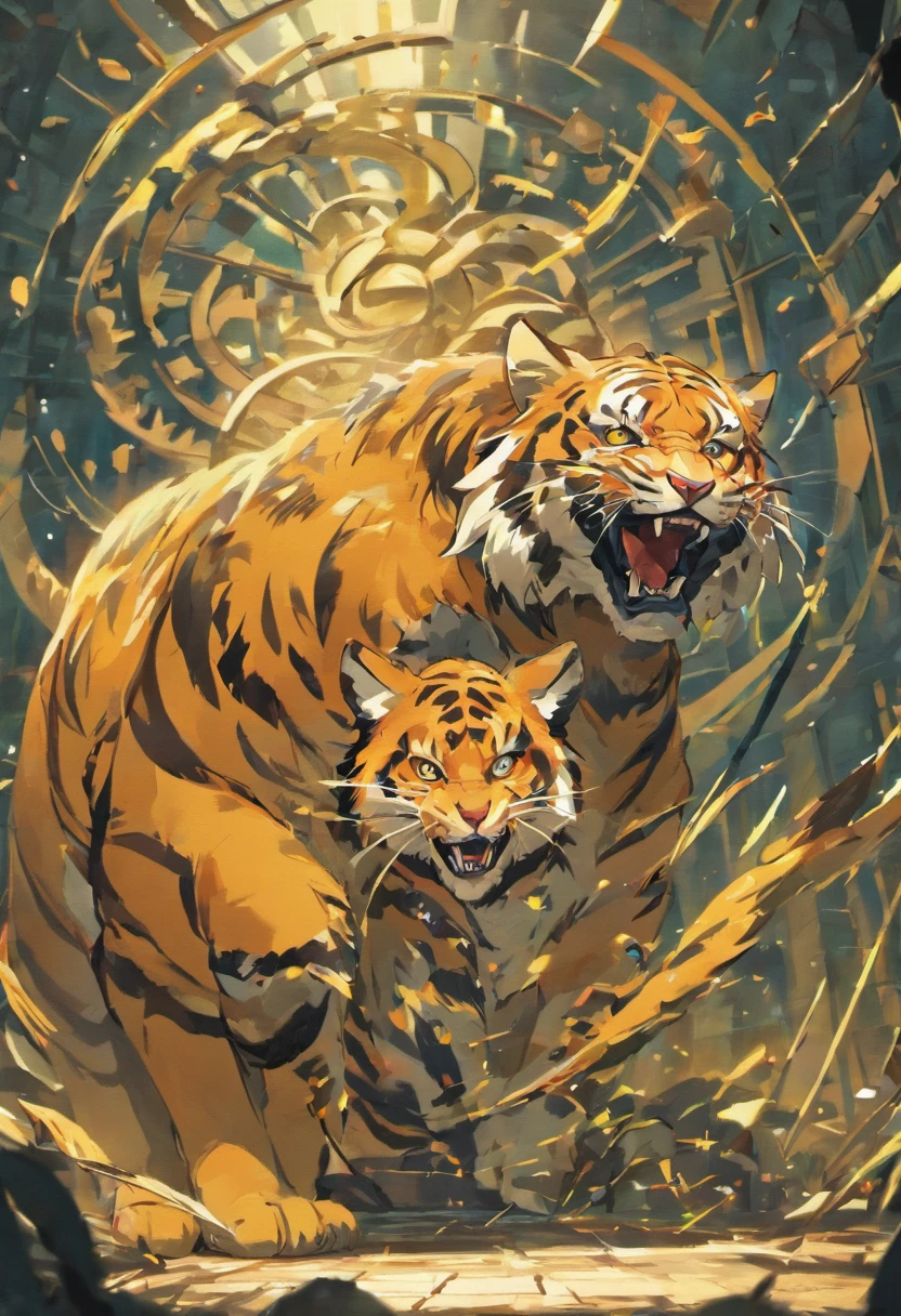 checkmate,Take a scythe,Ride a tiger,Surreal style
