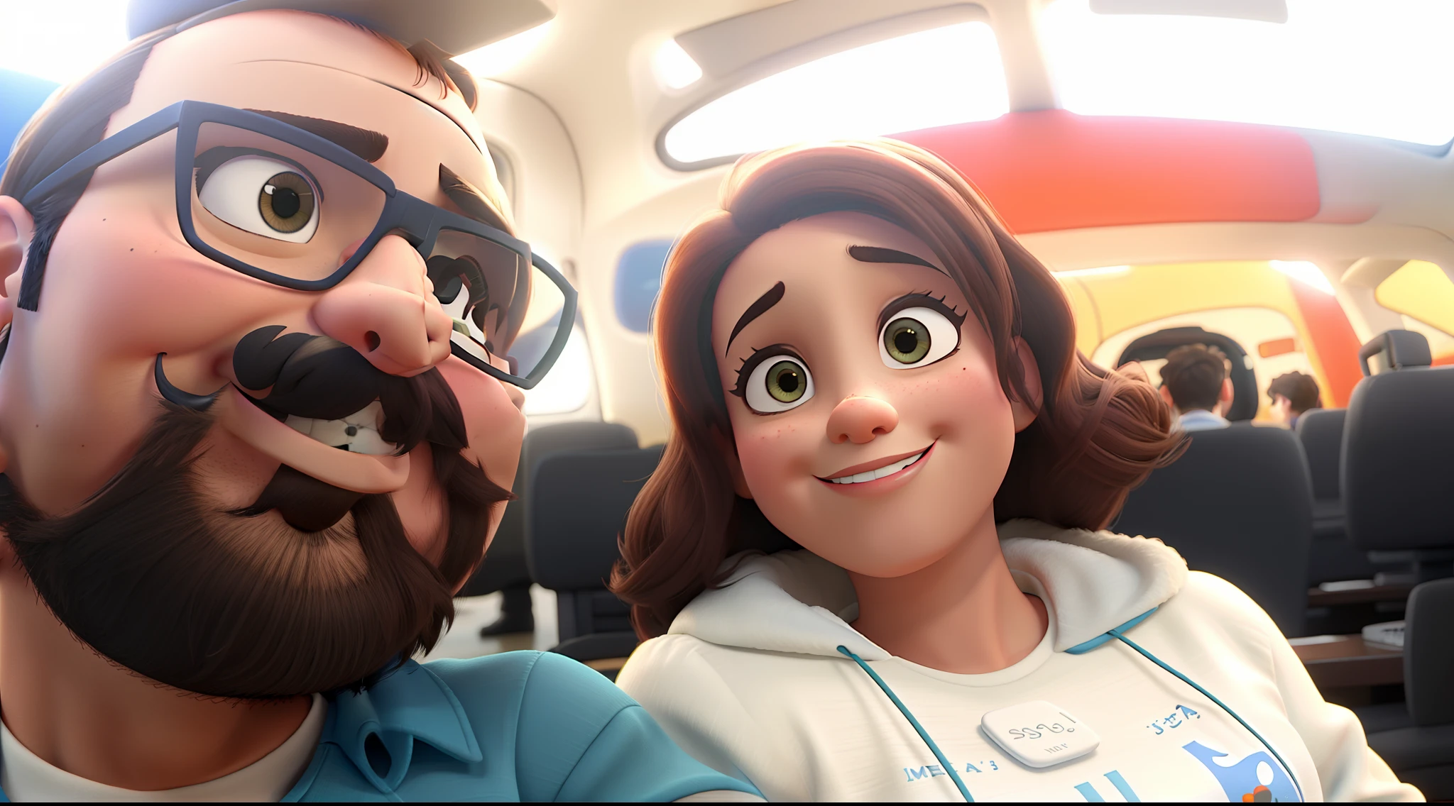 Casal estilo Disney pixar, alta qualidade, melhor qualidade
