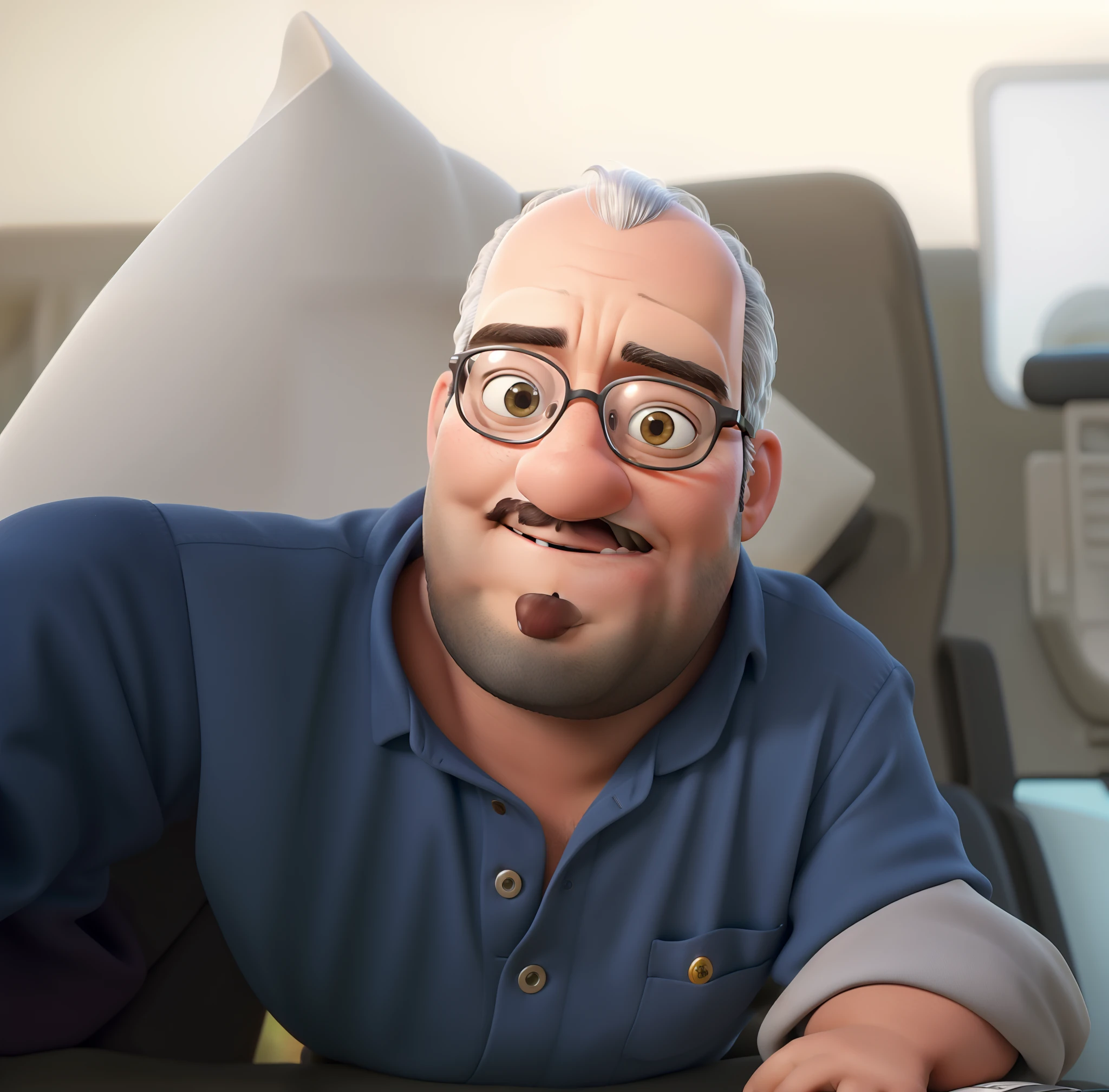 Cartaz de filme do Rodolfo, an exemplary PMO of the technology area in the Disney and Pixar standard. Do not include glasses in the image