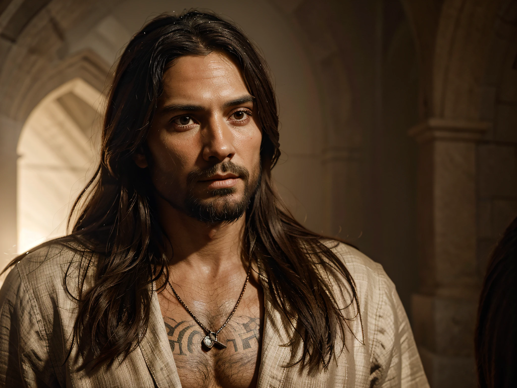 Ultra-realistic Jesus with rich details based on historical contexts