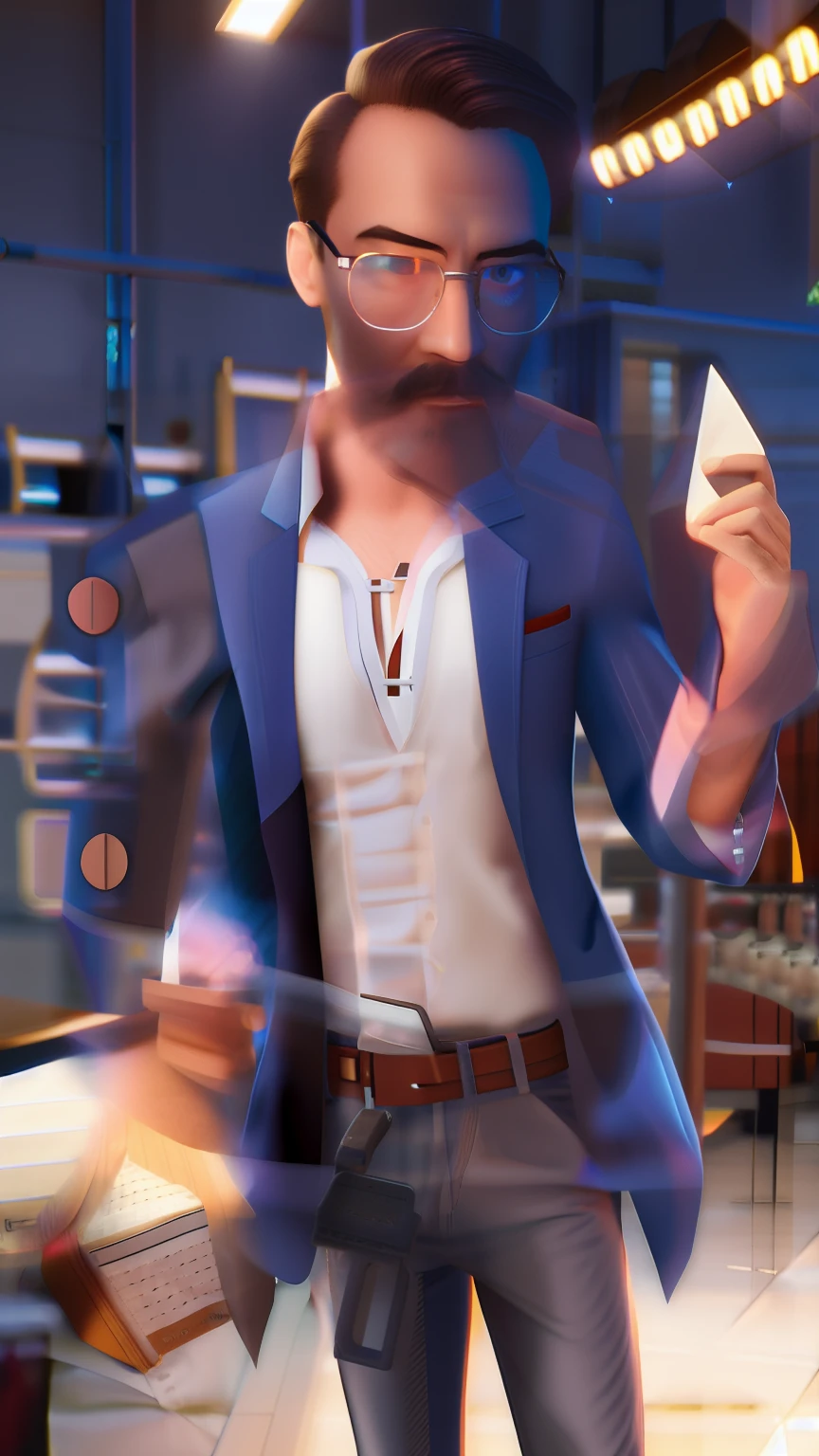 There's a man wearing a pink tie and glasses, vestindo uma camisa com gravata, usando terno e gravata, vestindo camisa branca, wearing white suit and glasses, wearing a suit and glasses, inspirado em Ramon Pichot, usando terno e gravata, vestindo camisa, camisa social e gravata, vestindo uma camisa branca, terno e gravata, usando terno e gravata