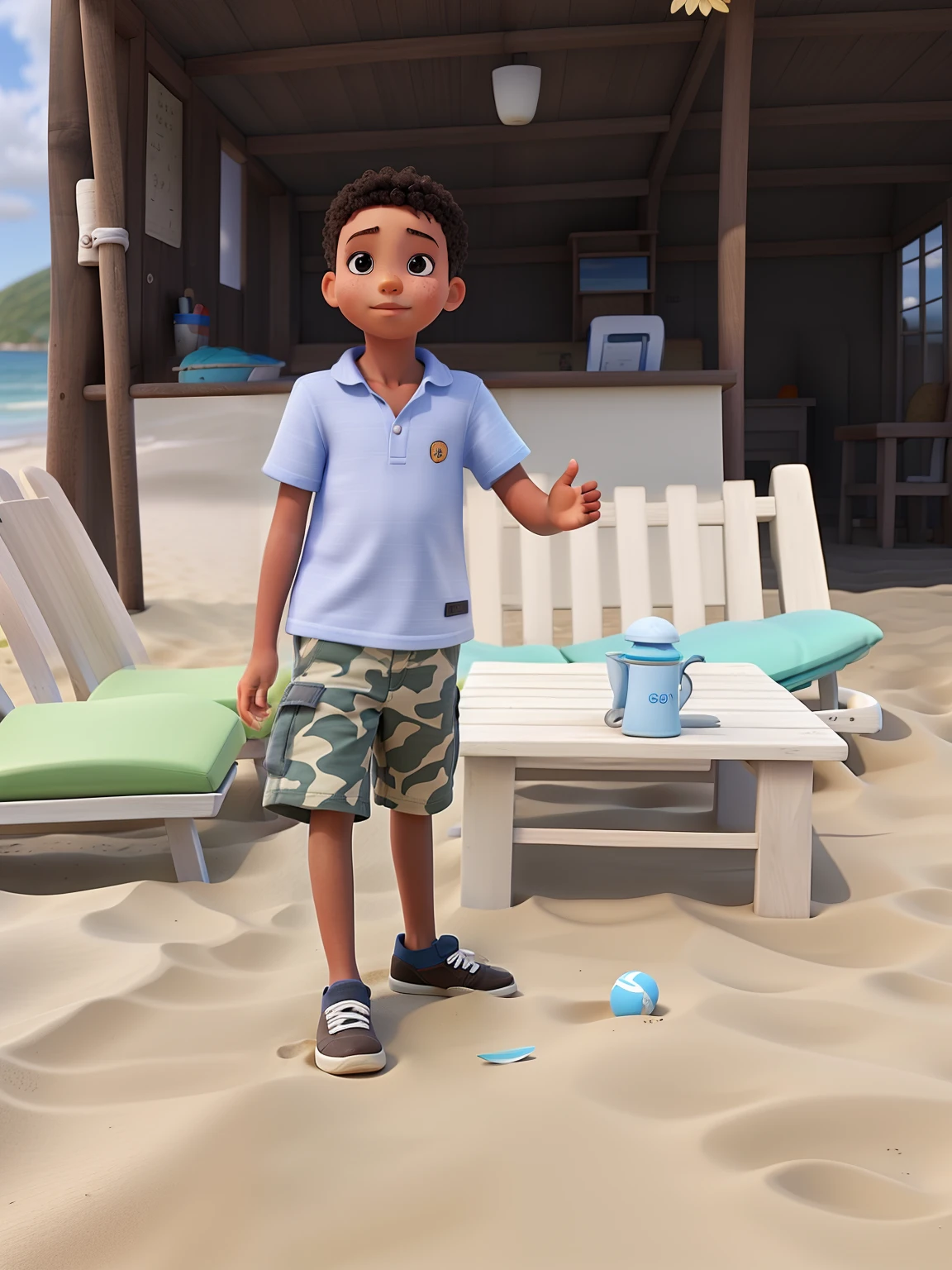 Child on the beach