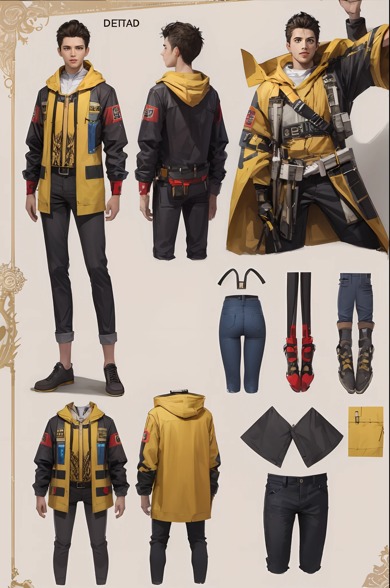 master part, extremely high quality)), Rosto detalhado, CharacterDesignSheet,corpo inteiroesbian, cheio de detalhes, multiples poses and expressions, altamente detalhado, profundidade, beuaty menina,Camisolas,renda,rendapantyHose, high balance, Aerial halo,luz natural,amarelo