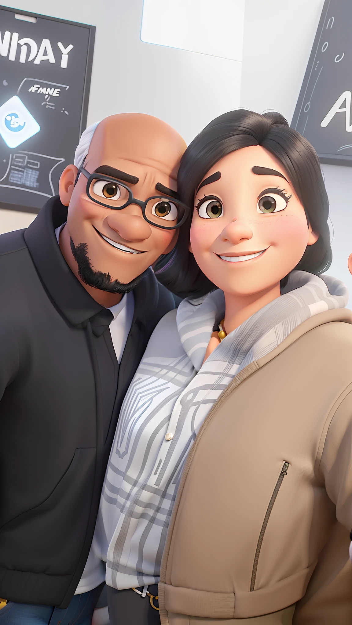 CASAL NEGRO ESTILO DINEY PIXAR. ALTA QUALIDADE MELHOR QUALIDADE