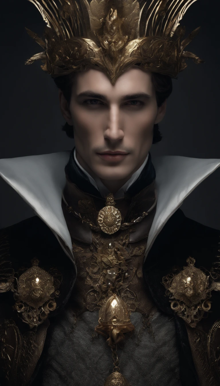 (Masterpiece, Best quality:1.4),(absurderes, A high resolution, Ultra detailed:1.2), (1 handsome man:1.4),(using dark magic:1.4), magic,Playful illustration, Imaginative overlays, artistic fusion,fantastical scenes, evocative narratives, striking visual effects, Upper body, salama,the night,with black background,black in color,greys,Dark tones,medieval times