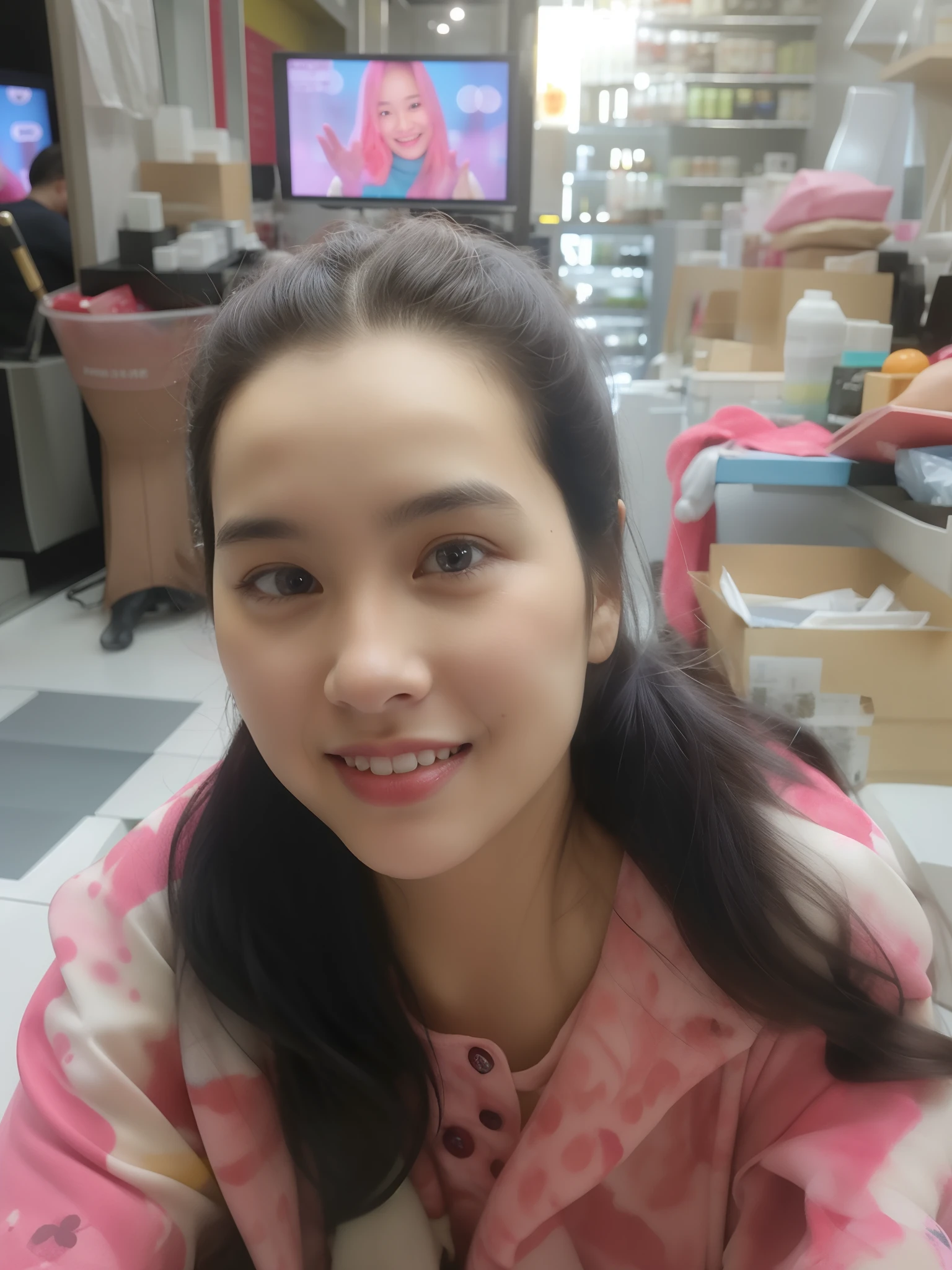 A girl in great quality and definition in the beauty imaging,
