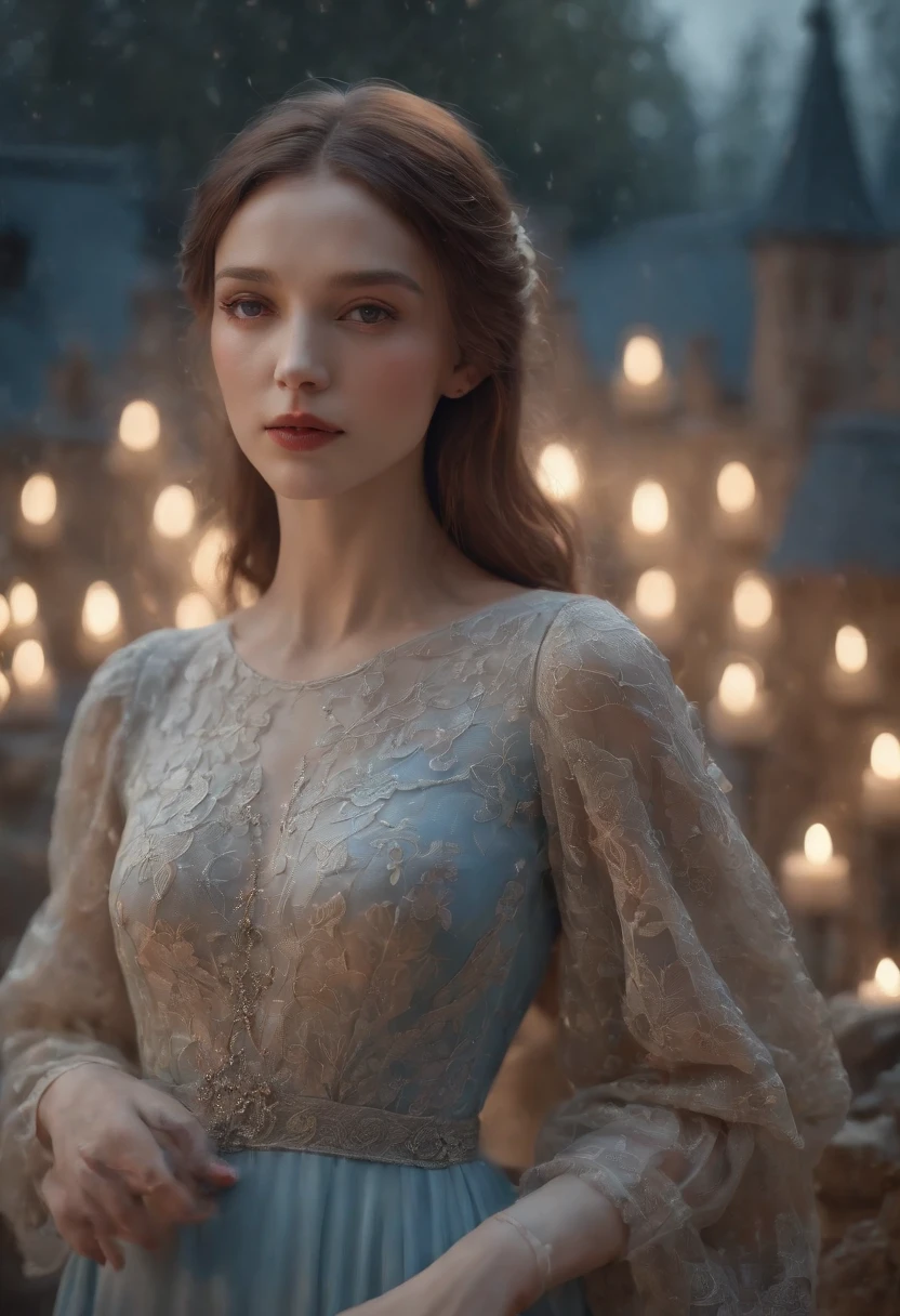 high quality, 8K Ultra HD, highly detailed, Abstraction, Oil, Sketch, Cubism, Brush, Renaissance, Pigment, Contrast, Depth, Creativity, Imagination, Ceramic, Cerulean, Vermilion, Impasto, Glaze, Grayscale, Fauvism, draws inspiration from the mystique of James Whistler and the ethereal touch of Remedios Varo, set in a moonlit dreamscape, The captivating woman, reminiscent of Whistler's portraiture, stands in an otherworldly environment, luminism, 3d render, octane render, Isometric, by yukisakura, awesome full color,