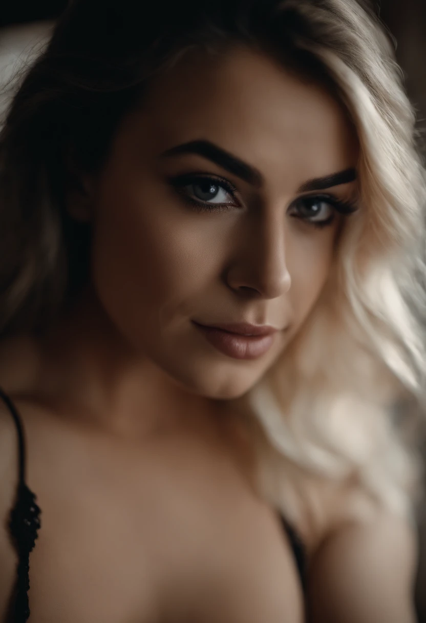 Photo brute,  innocente blonde de 24 ans, lingerie, photo realist,  (very detailed skin:1.2), 8K UHD, DSLR, softlighting, High quality, grain du film, Fujifilm XT3, accurate anatomy, laying in bed