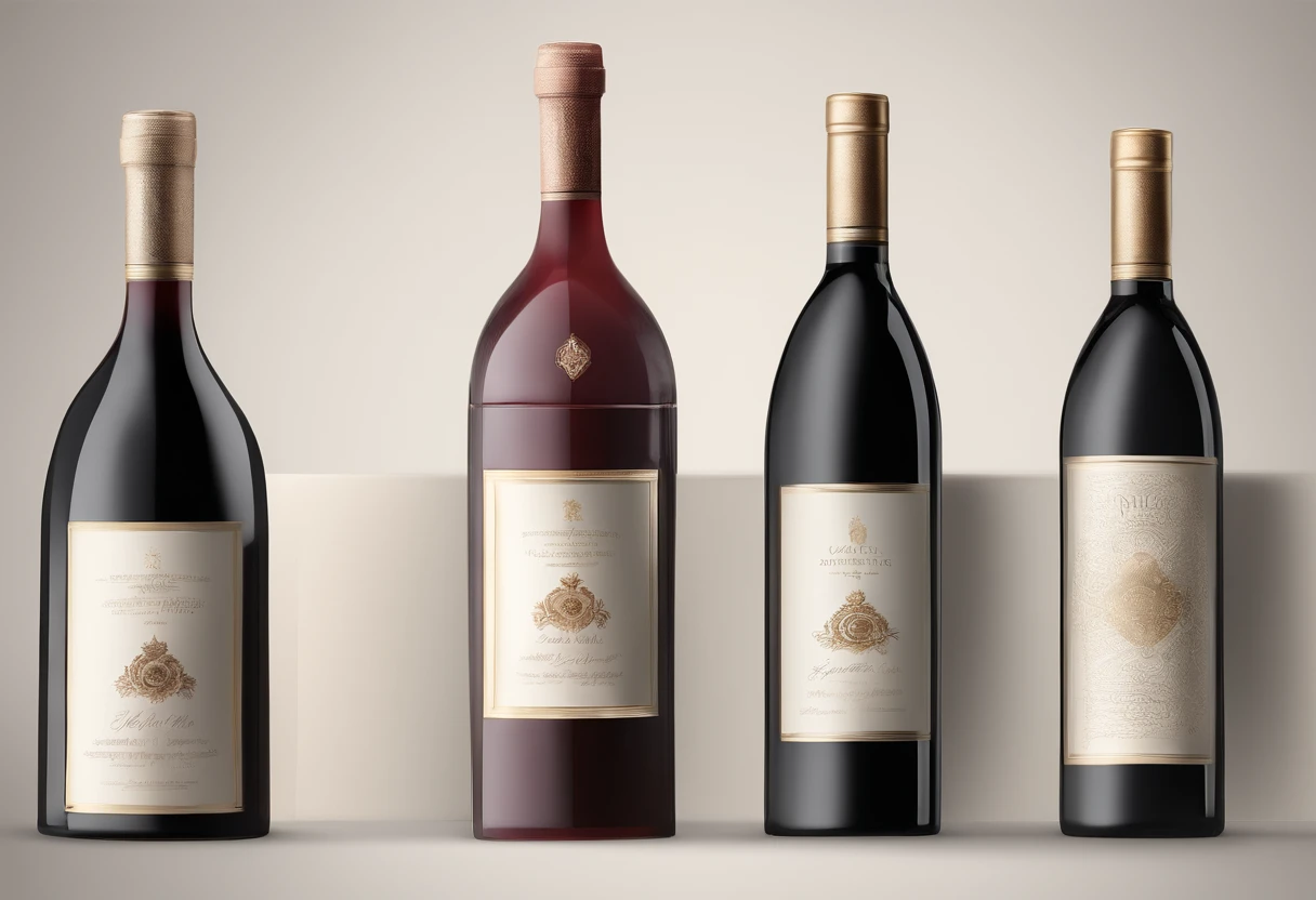 A bottle of red wine