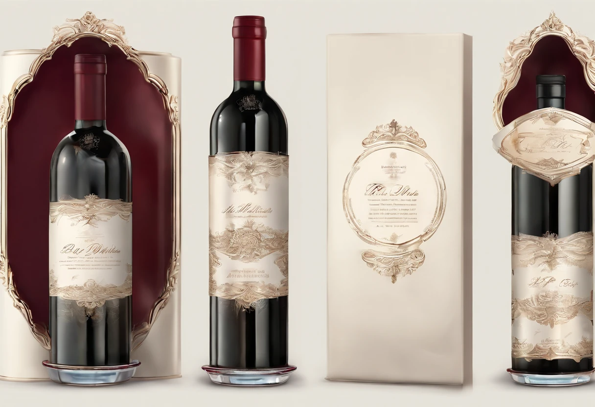 A bottle of red wine