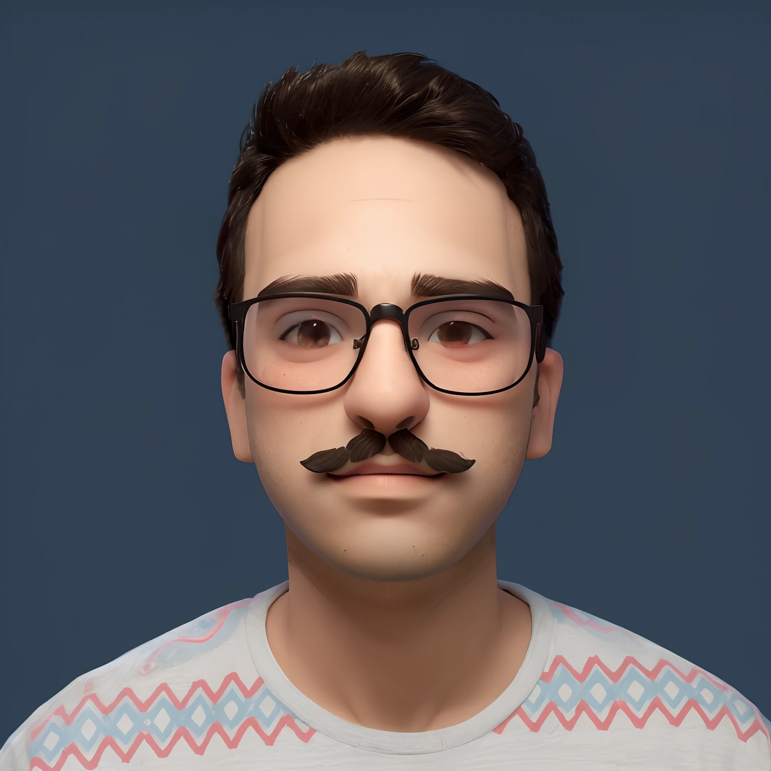 21 anos, , oculos, bigode, perfil profissional